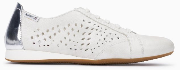 Zapato con cordones Mephisto Belisa de piel para mujer blanco - ChaplinshoesZapato con cordones Mephisto Belisa de piel para mujer blancoMephisto