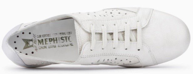 Zapato con cordones Mephisto Belisa de piel para mujer blanco - ChaplinshoesZapato con cordones Mephisto Belisa de piel para mujer blancoMephisto