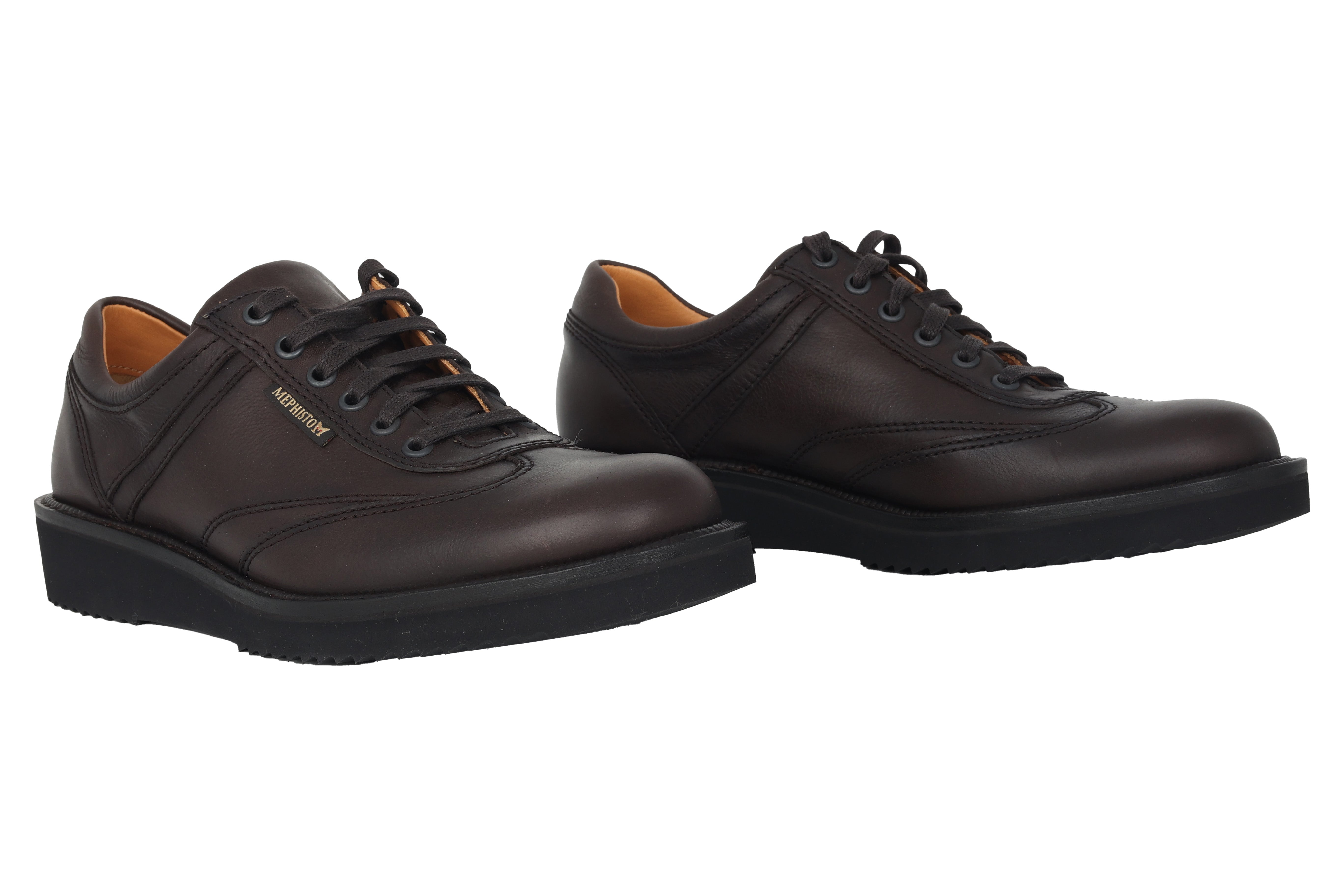 Scarpa stringata fatta a mano da uomo 'Adriano' - marrone scuro