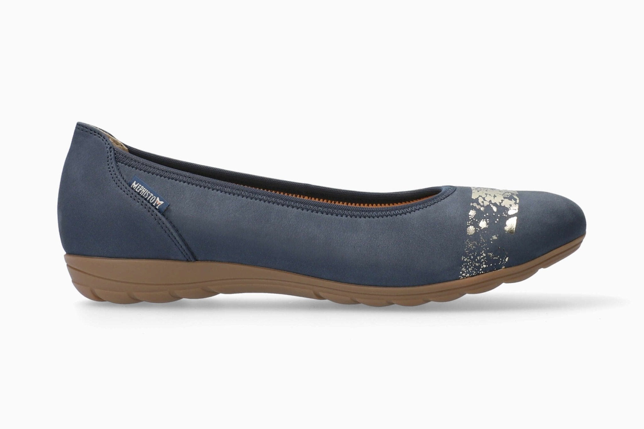 Bailarinas Mephisto Elina Nubuck para Mujer - Azul - ChaplinshoesBailarinas Mephisto Elina Nubuck para Mujer - AzulMephisto