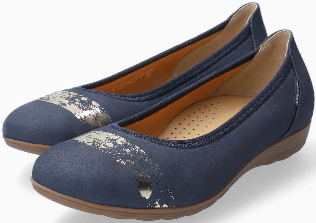 Bailarinas Mephisto Elina Nubuck para Mujer - Azul - ChaplinshoesBailarinas Mephisto Elina Nubuck para Mujer - AzulMephisto