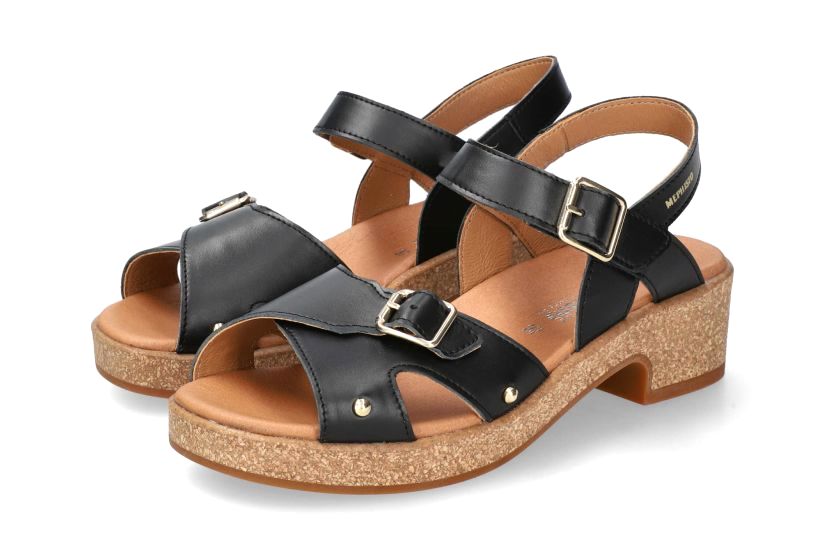 Damensandale 'Fedora' - Schwarz