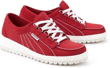 Mephisto LADY MAYA Zapato con cordones para mujer - Nubuck Rojo - ChaplinshoesMephisto LADY MAYA Zapato con cordones para mujer - Nubuck RojoMephisto
