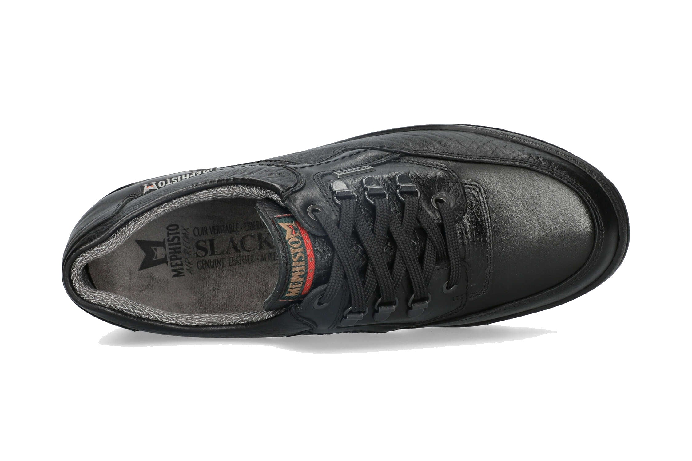 Scarpa stringata impermeabile da uomo 'Barracuda' - nera