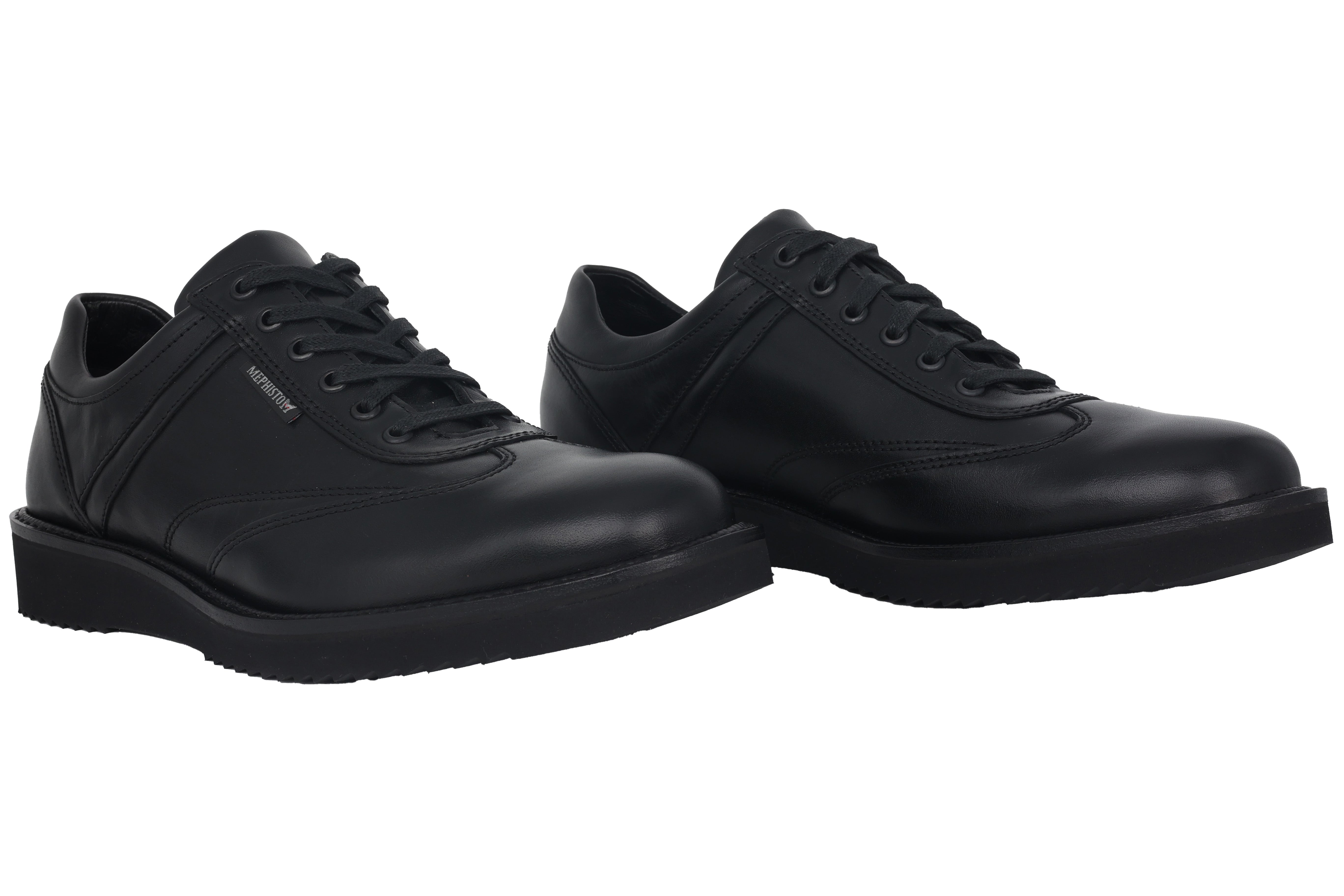 Chaussure à lacets Goodyear faite à la main 'Adriano' pour hommes - noir