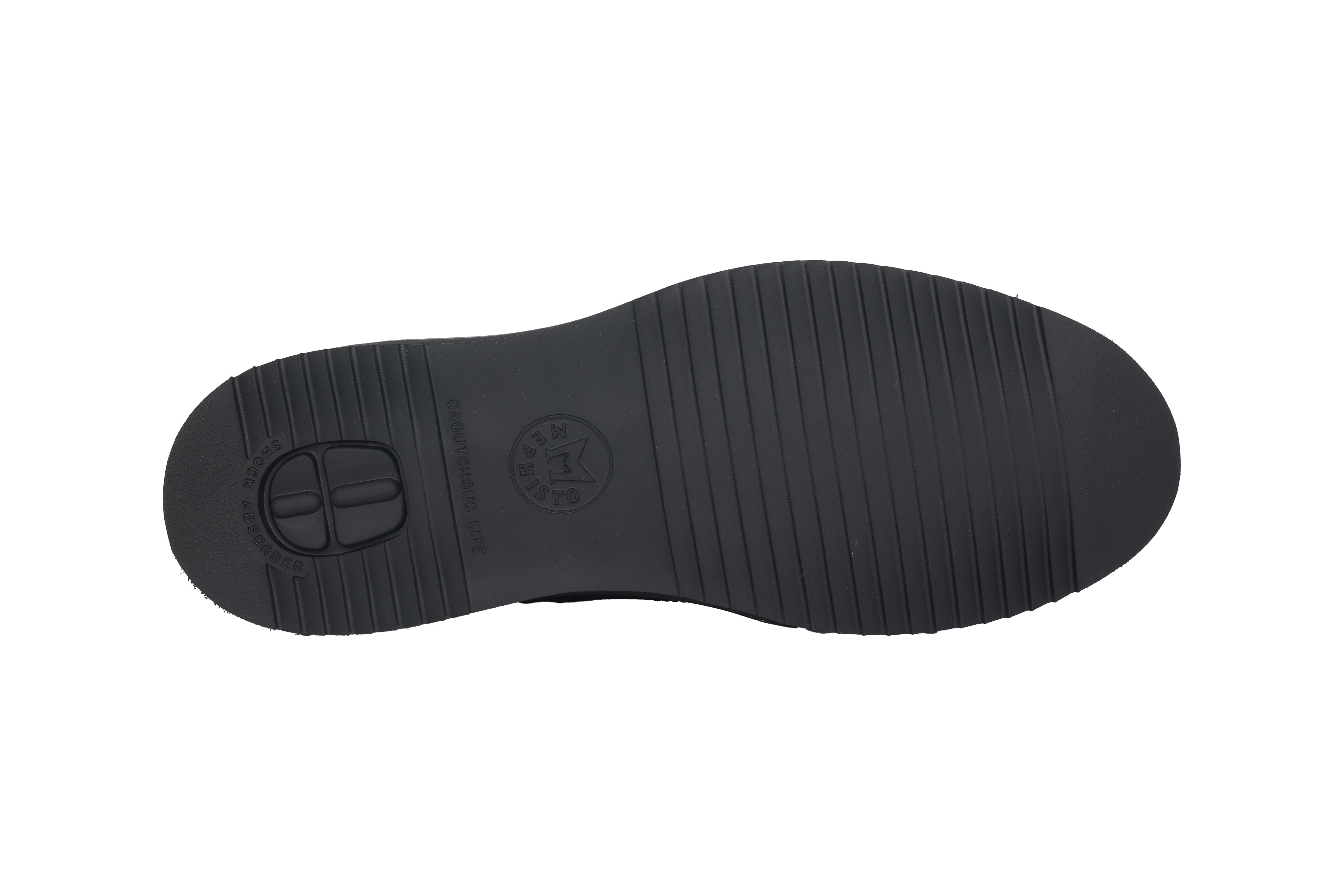 Chaussure à lacets Goodyear faite à la main 'Adriano' pour hommes - noir