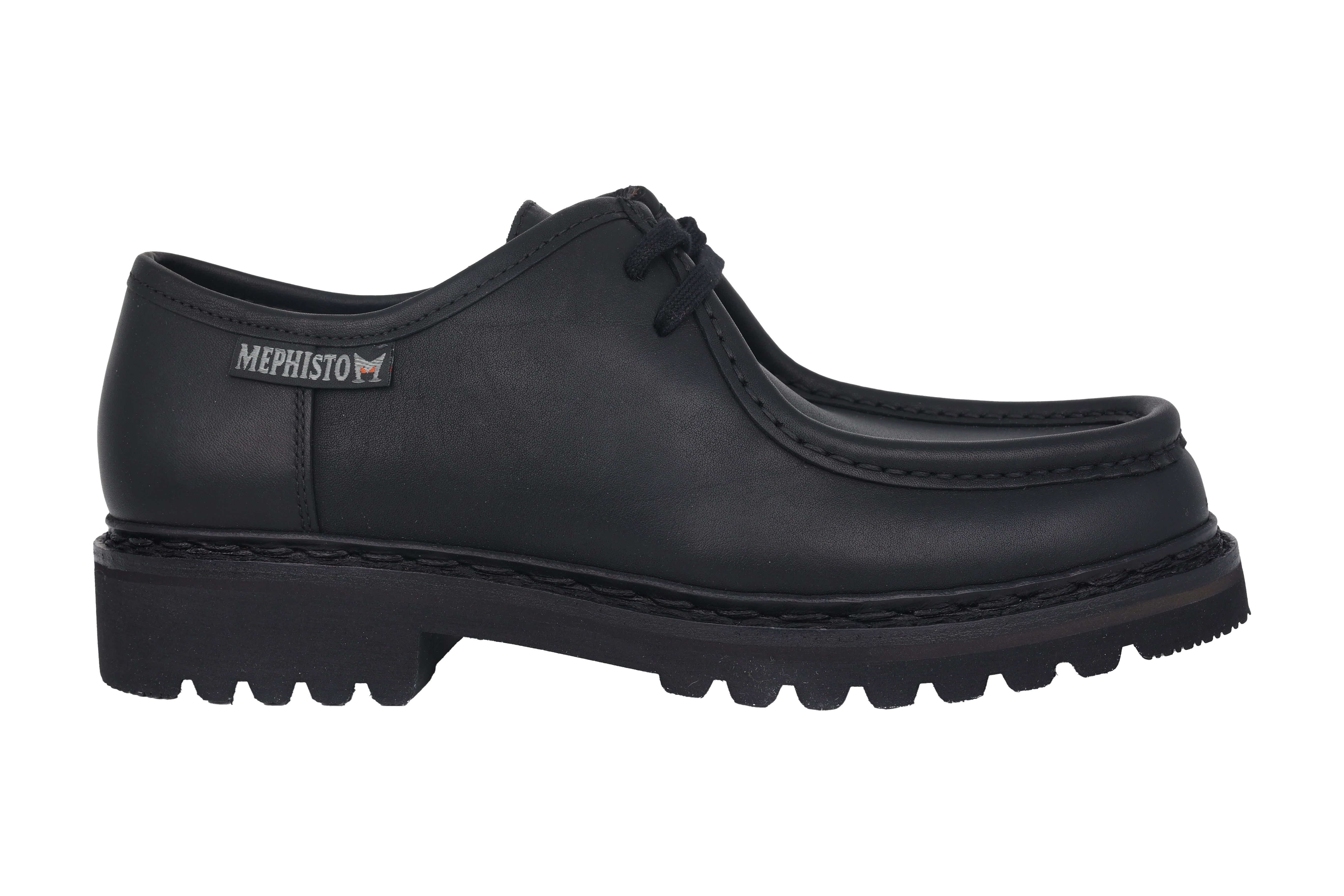Scarpa stringata artigianale Goodyear 'Peppo' da uomo - Nera