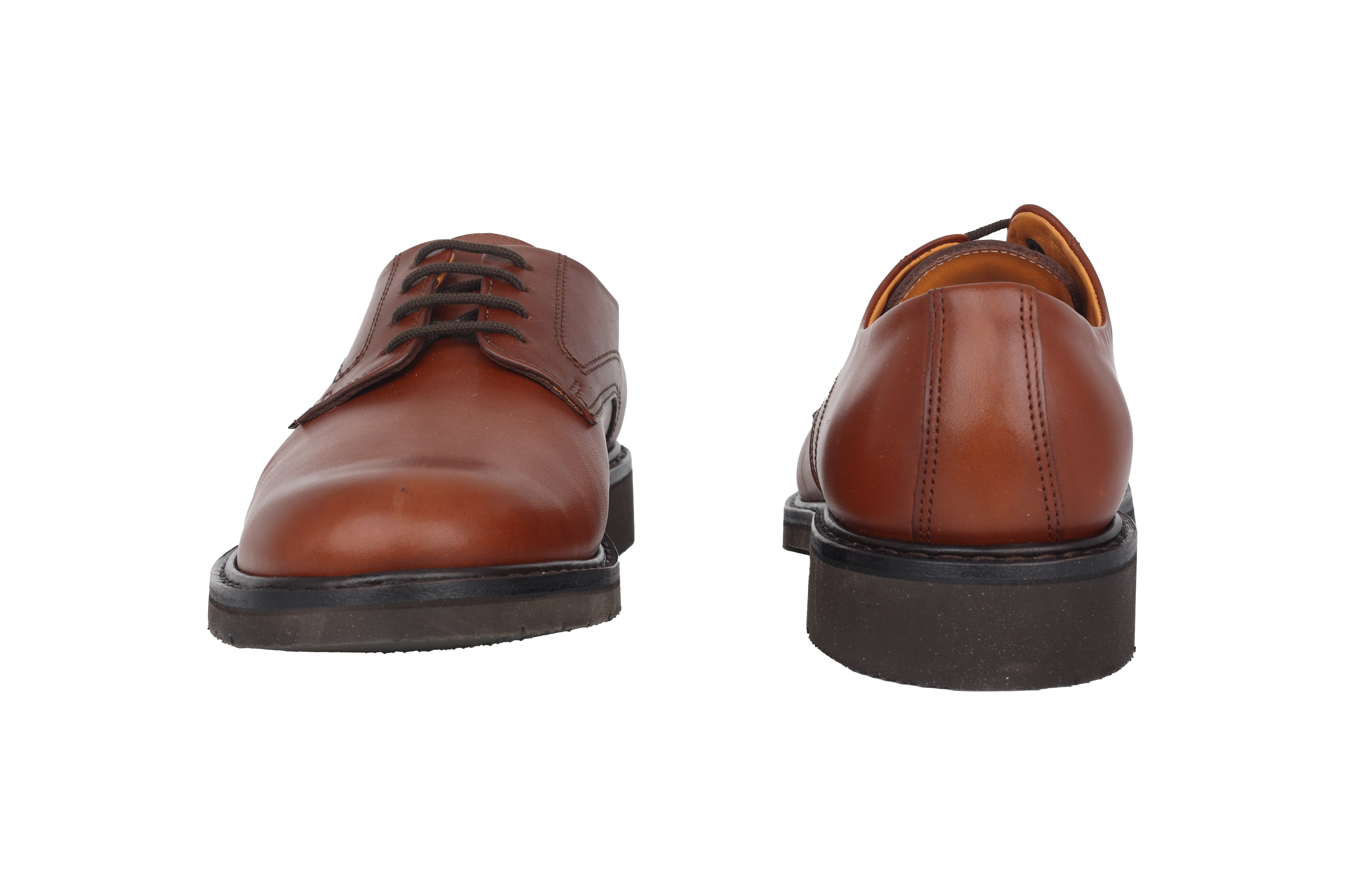 Chaussure habillée à lacets faite à la main Goodyear 'Marlon' pour hommes - marron