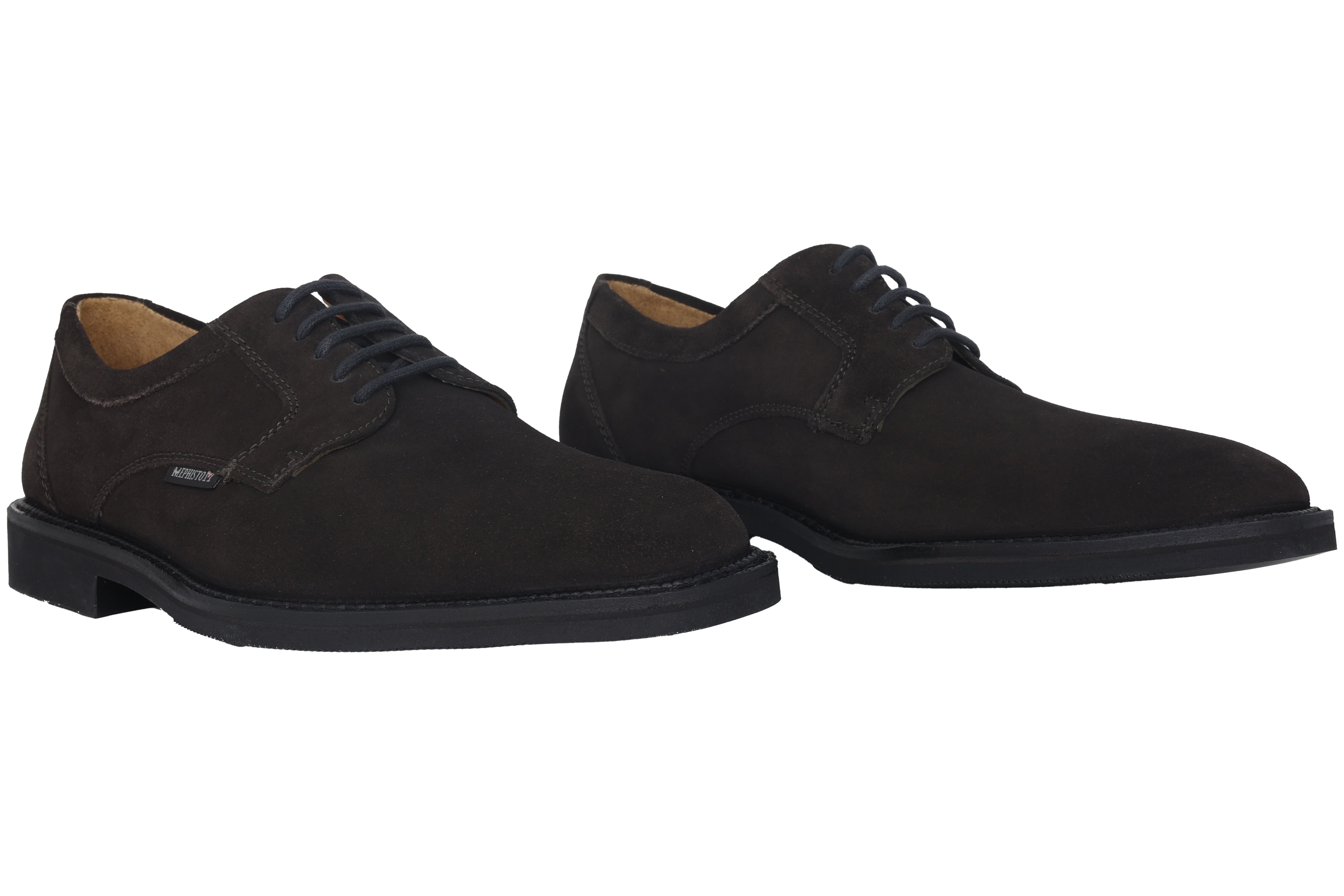 Chaussure à lacets faite à la main pour hommes 'Pedro' - Gris