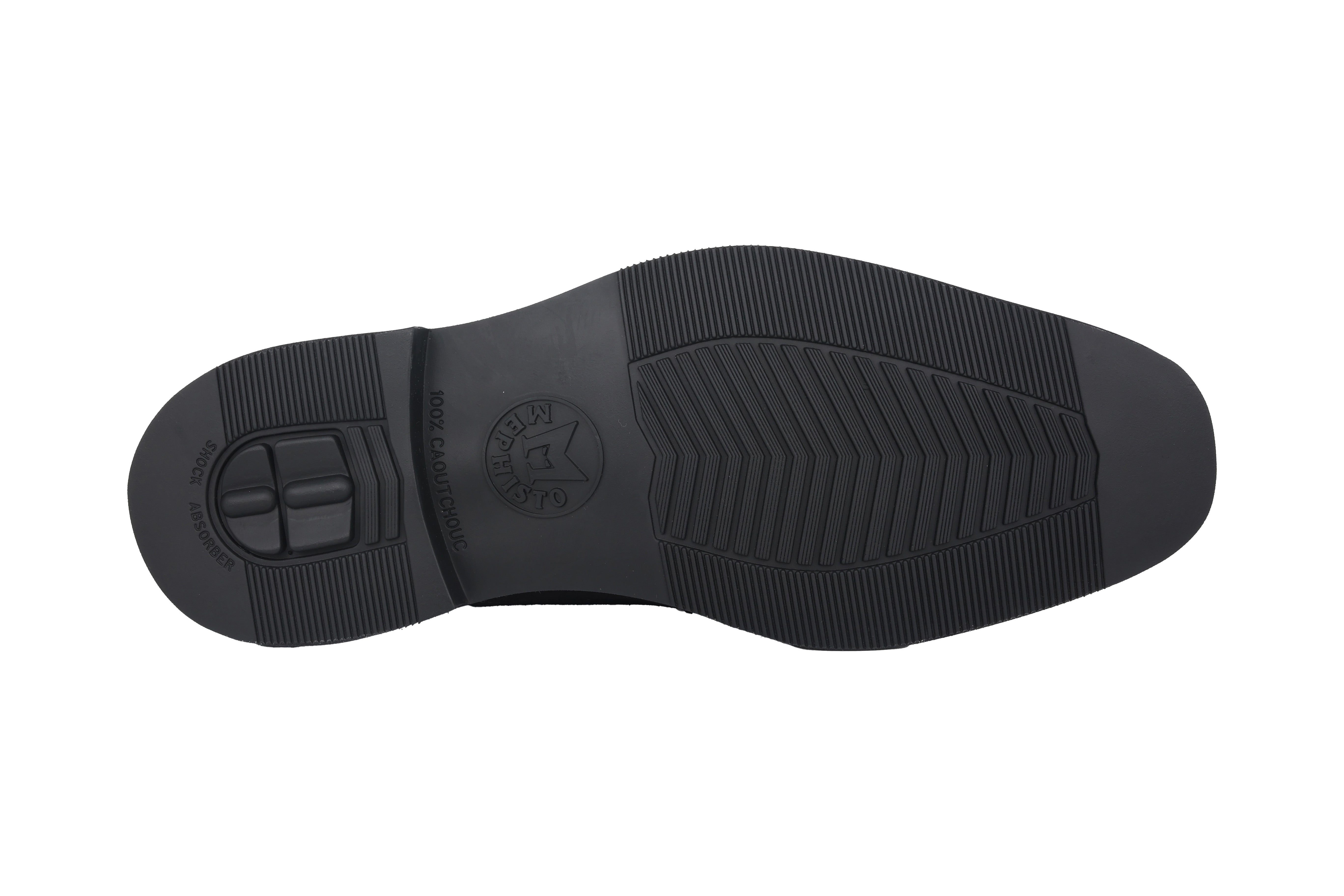 Chaussure à lacets faite à la main pour hommes 'Pedro' - Gris