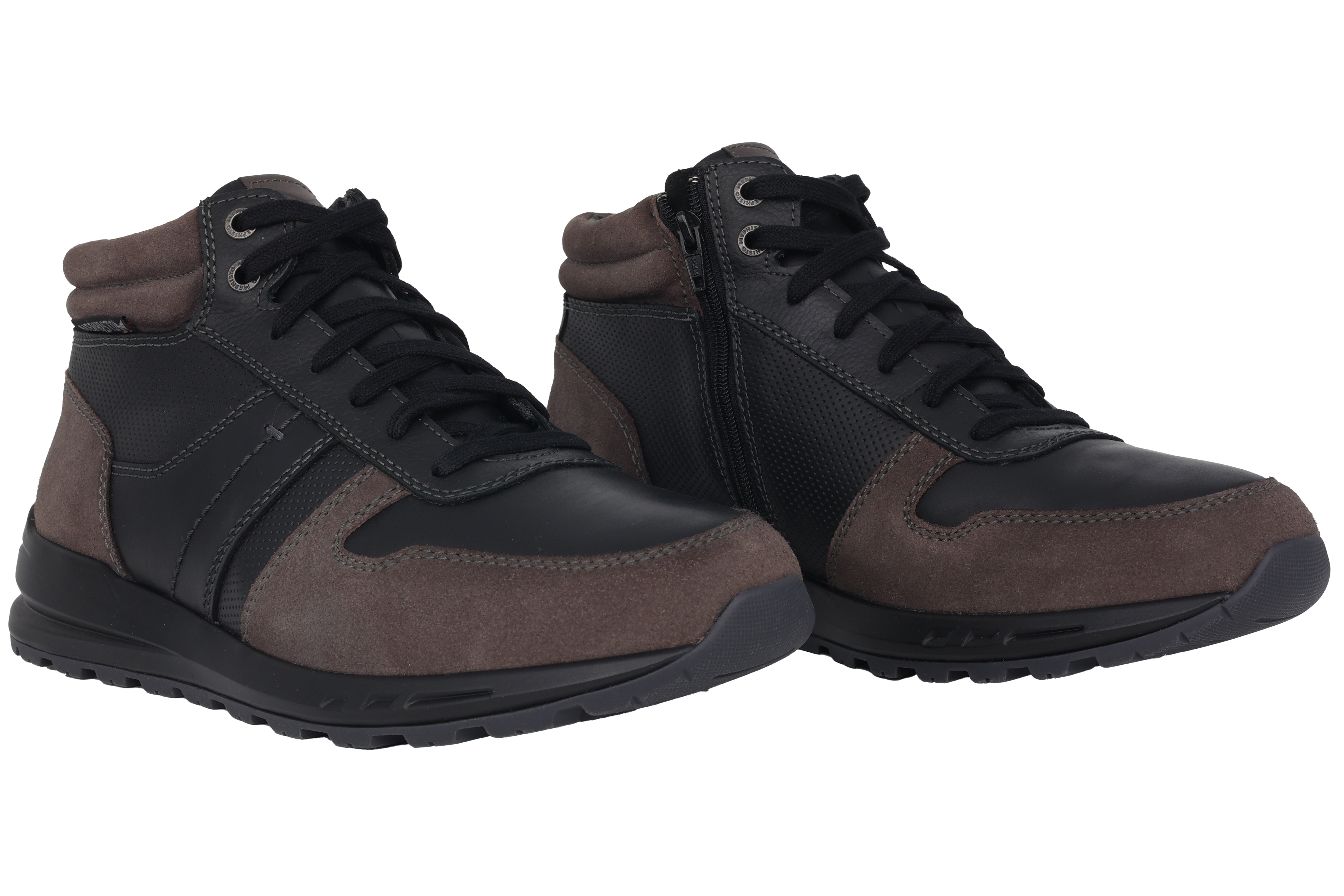 Botín con cordones para hombre 'Boran' - Gris