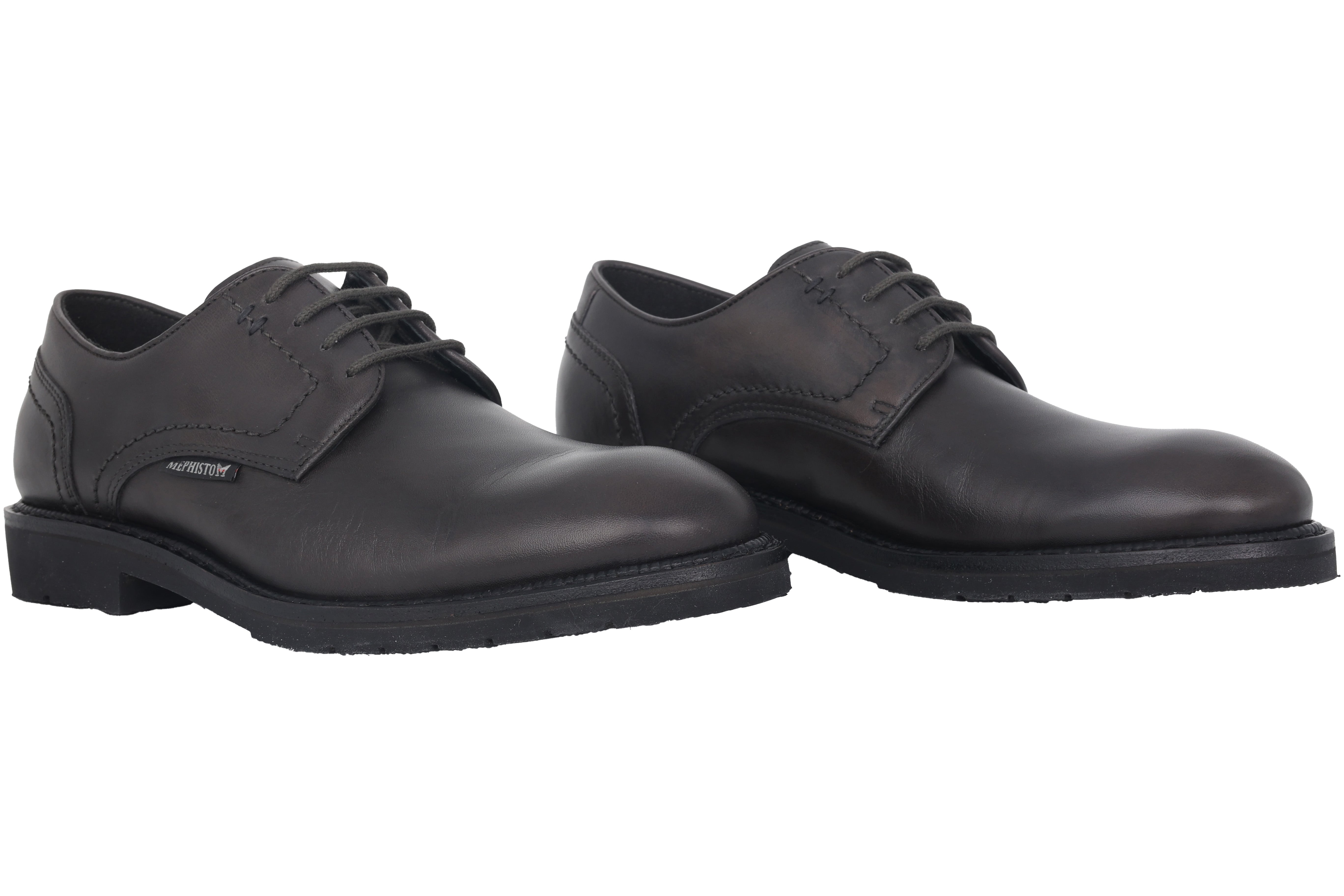 Chaussure à lacets faite à la main pour hommes 'Nikola' - Gris