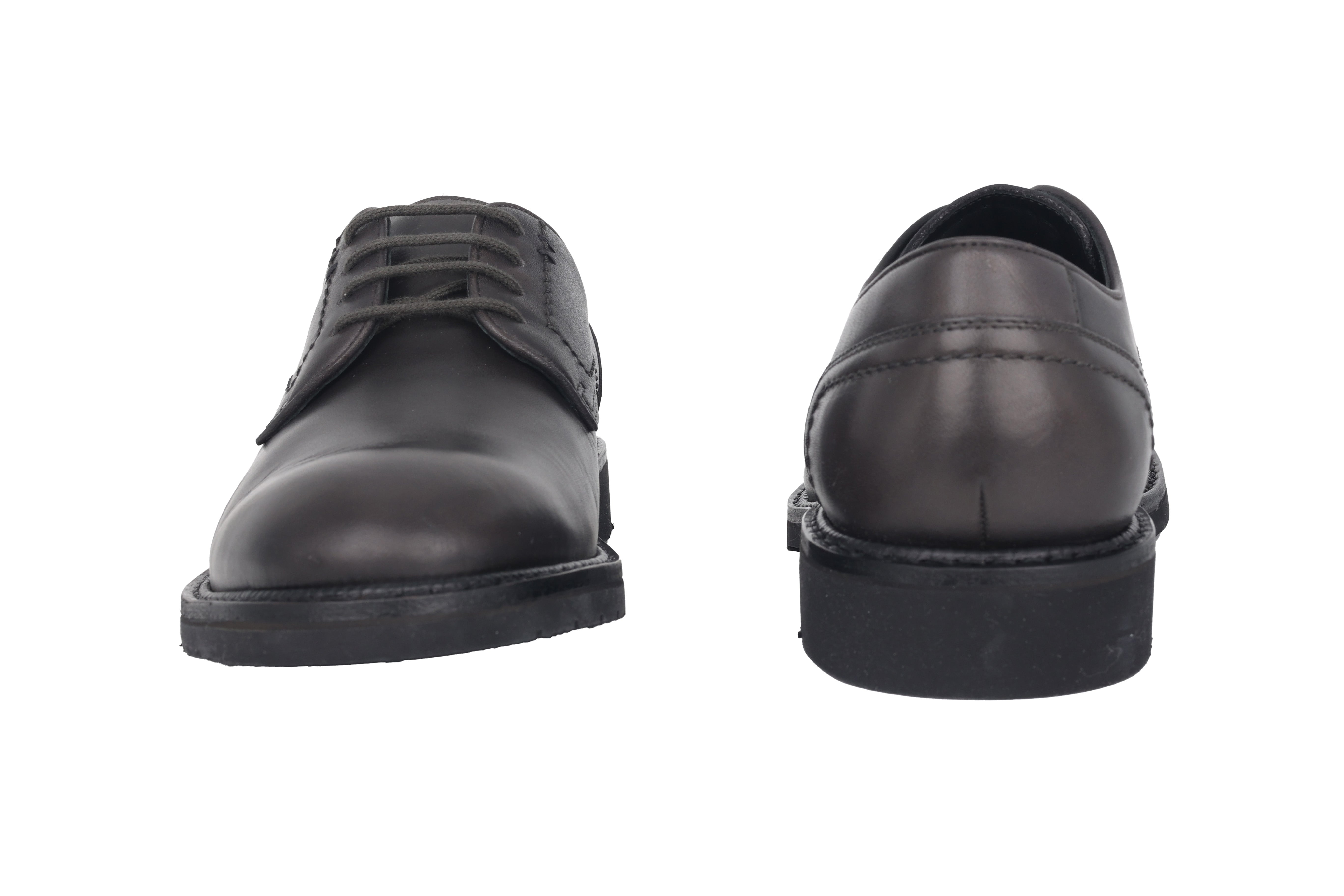 Chaussure à lacets faite à la main pour hommes 'Nikola' - Gris