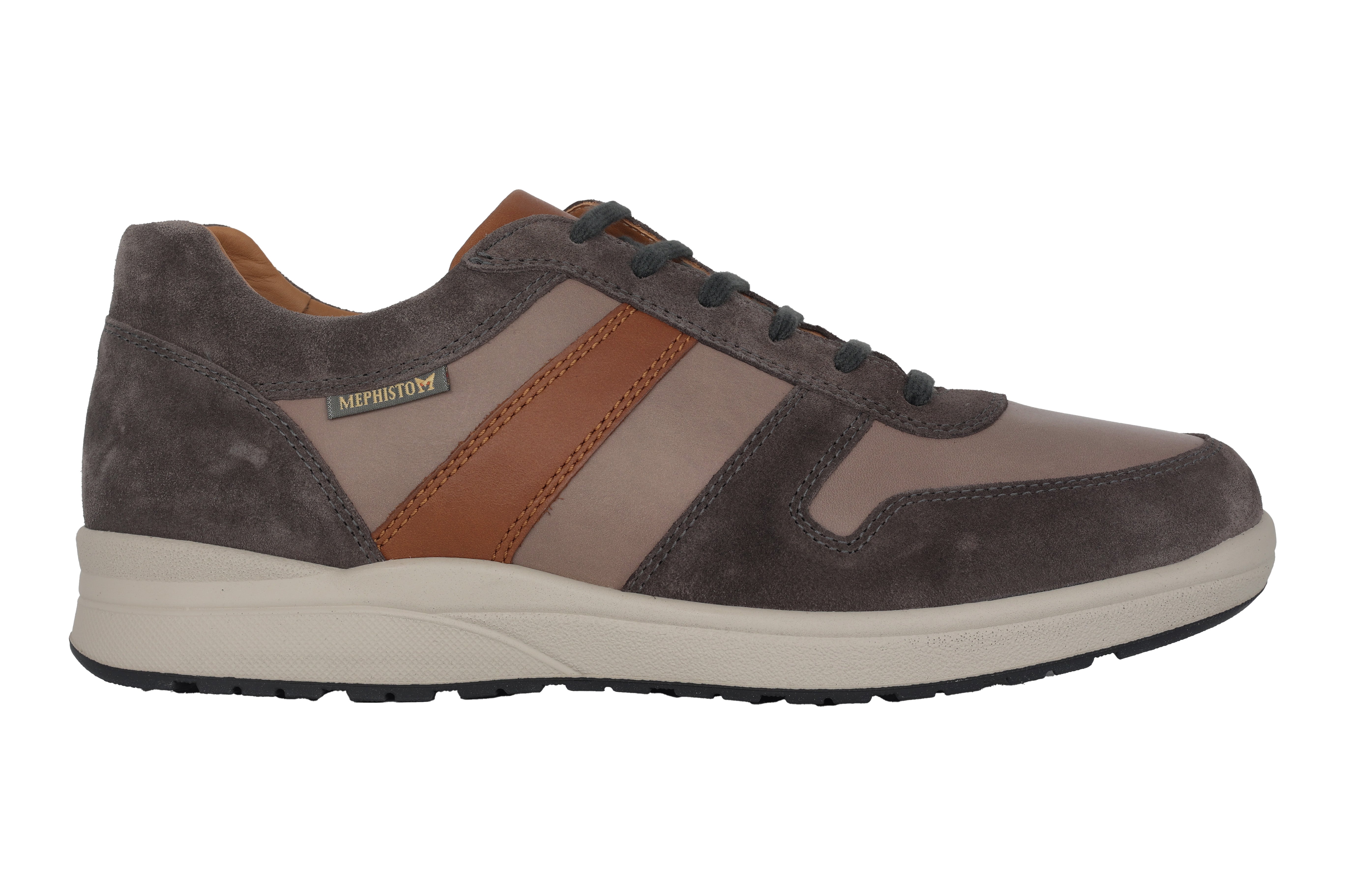 Baskets à lacets pour hommes 'Vito' - gris