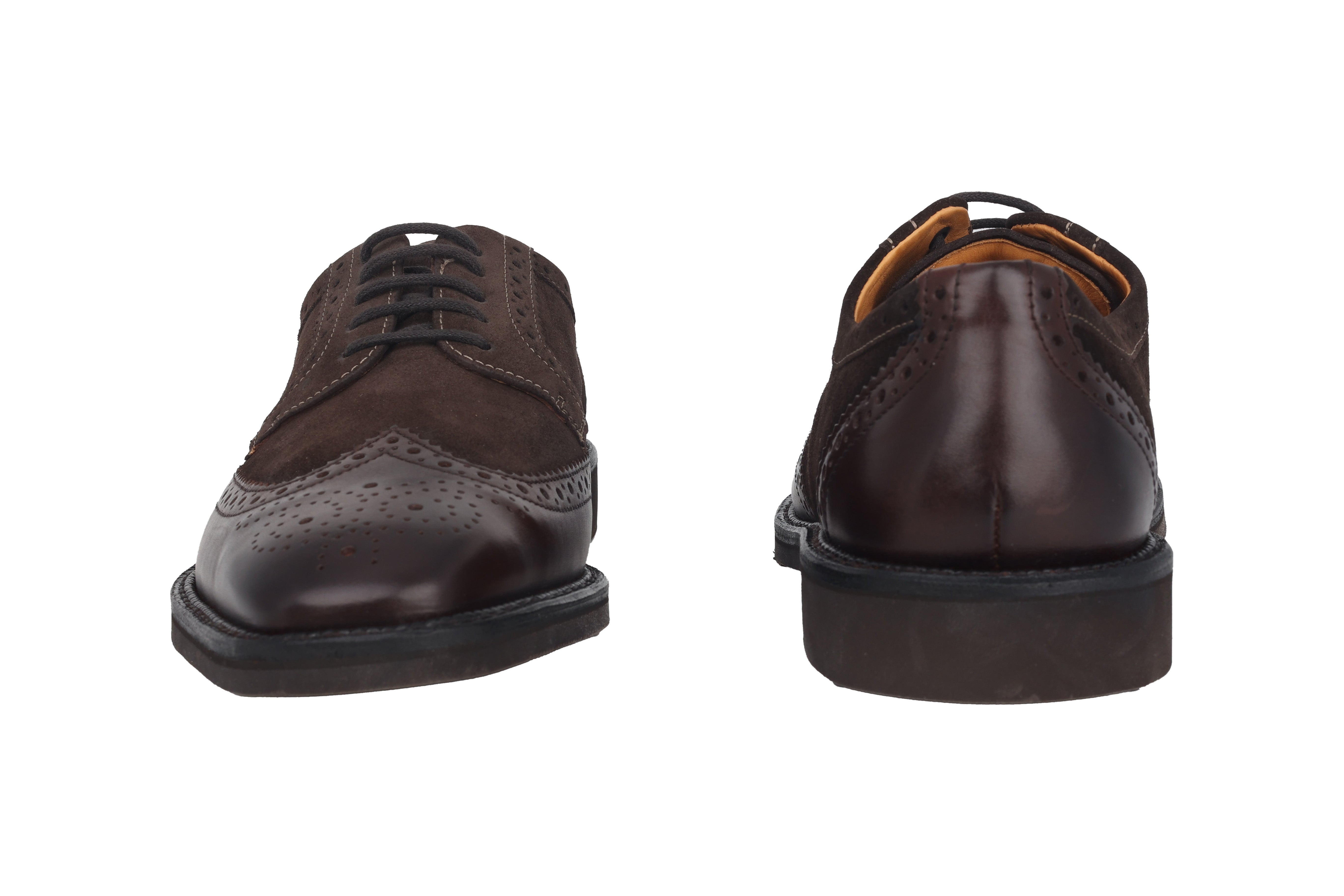 Scarpa stringata artigianale da uomo 'Paolino' - Marrone