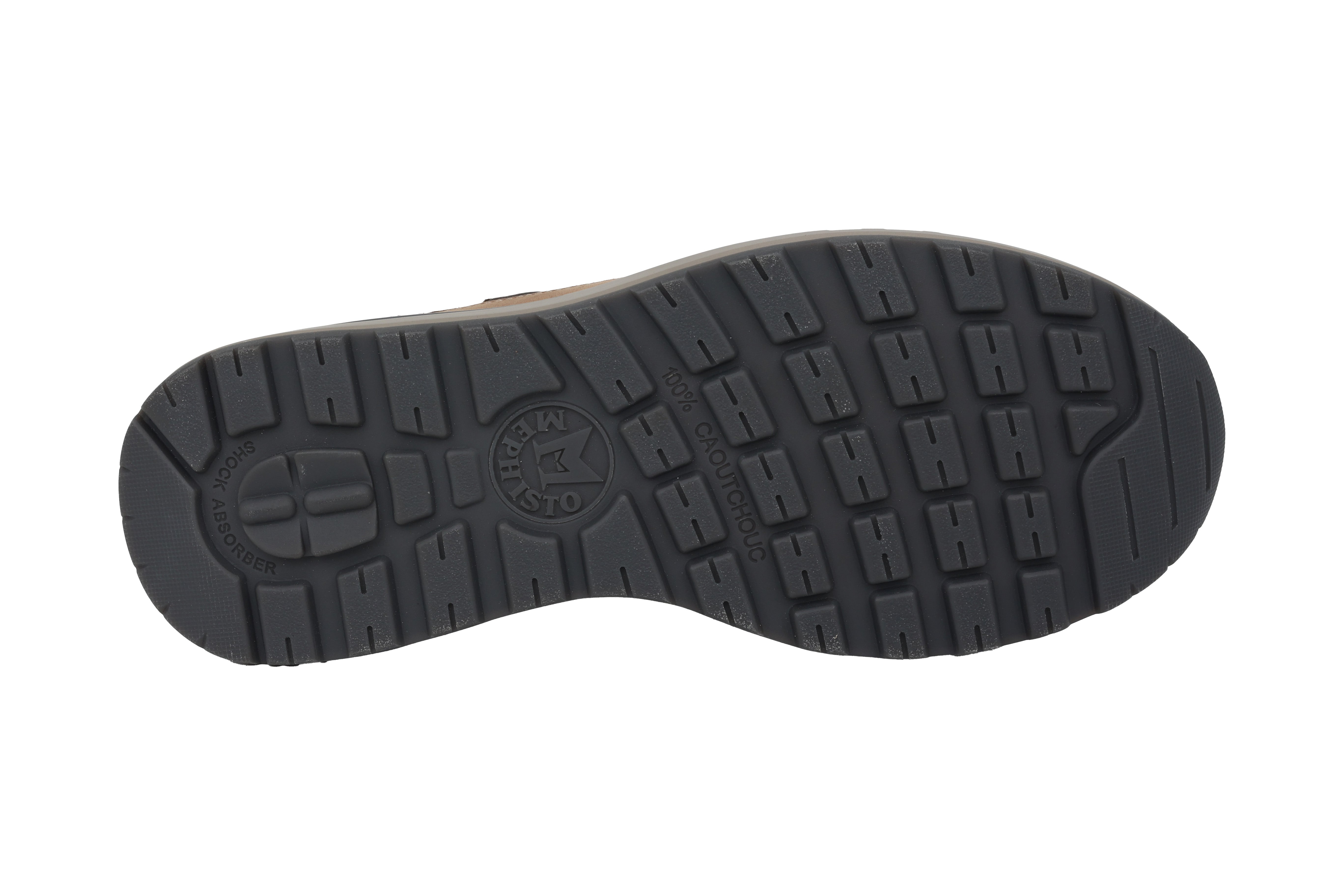 Sneaker à lacets et zip pour homme 'Bradley' - Mélange marron noir