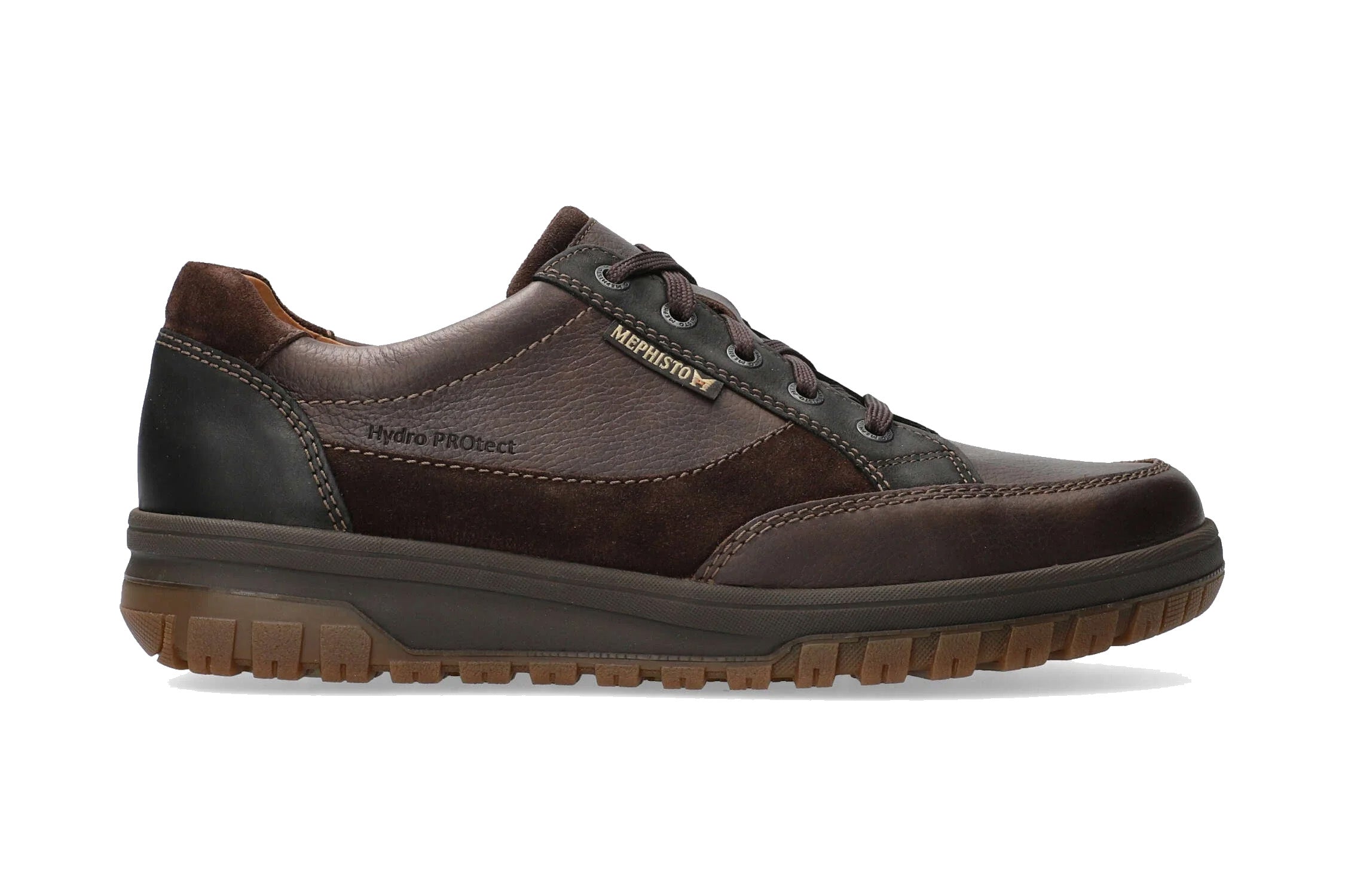 Zapato con cordones para hombre 'Paco' - Marrón