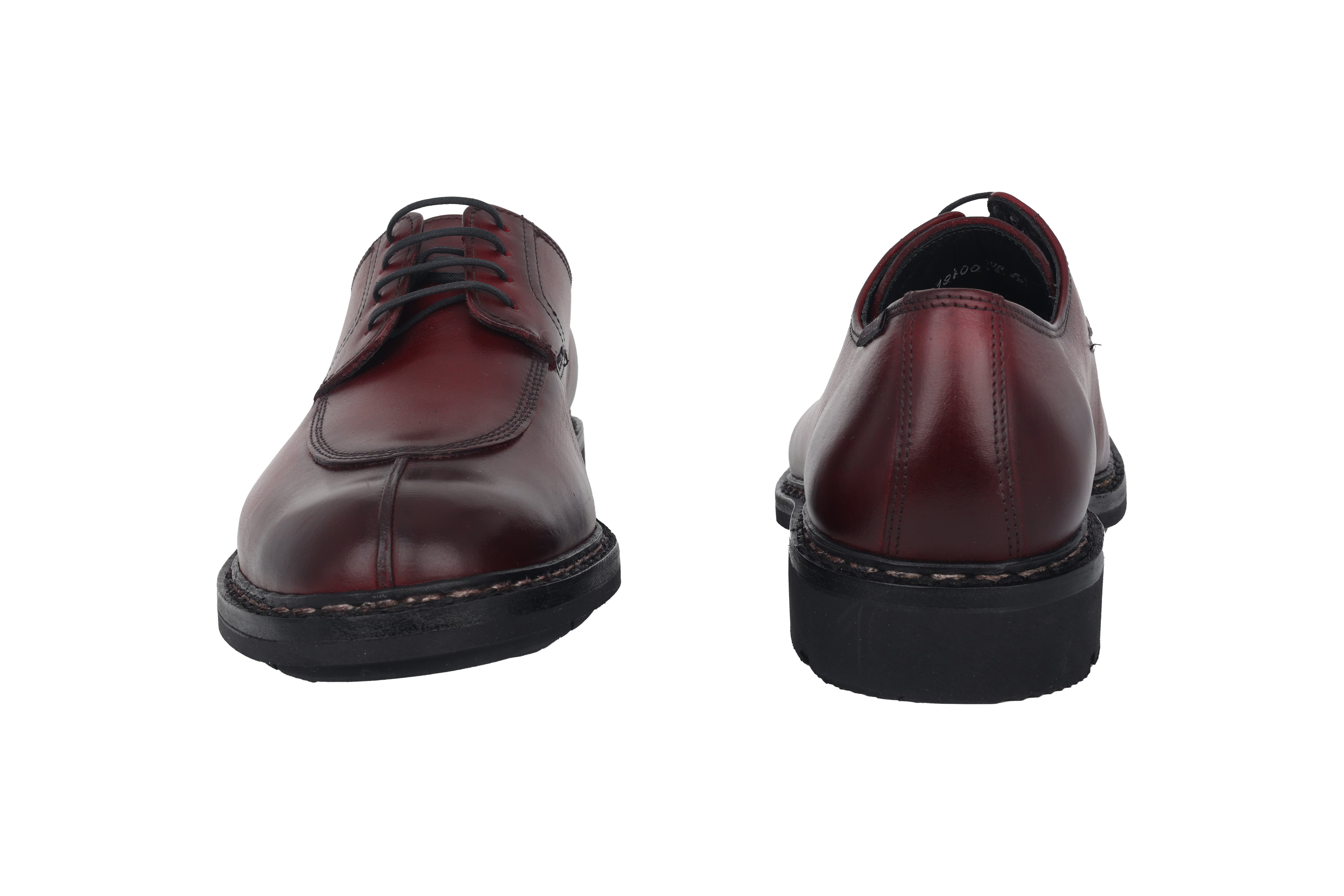 Scarpe stringate fatte a mano da uomo 'Sandro' - Rosso