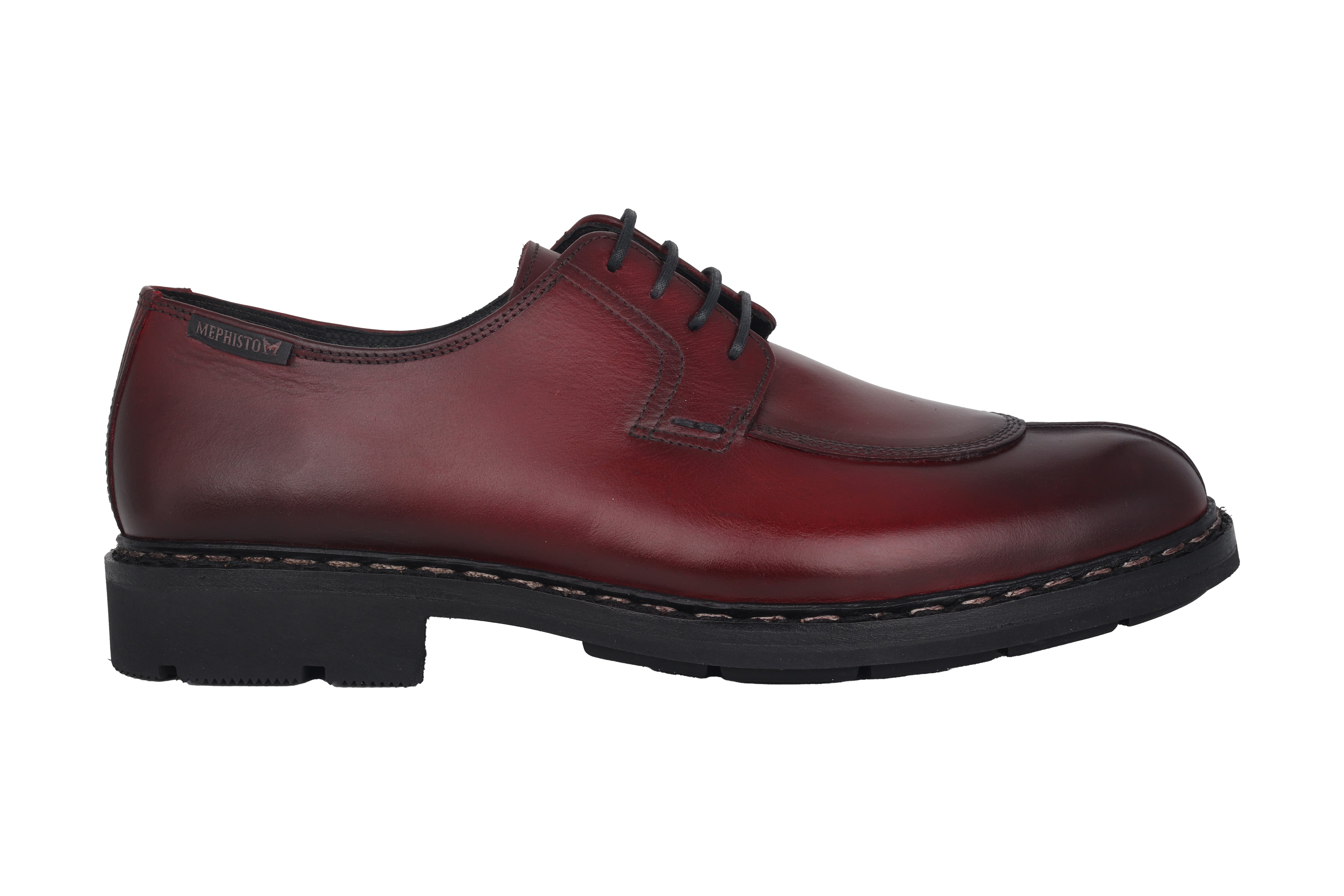 Scarpe stringate fatte a mano da uomo 'Sandro' - Rosso