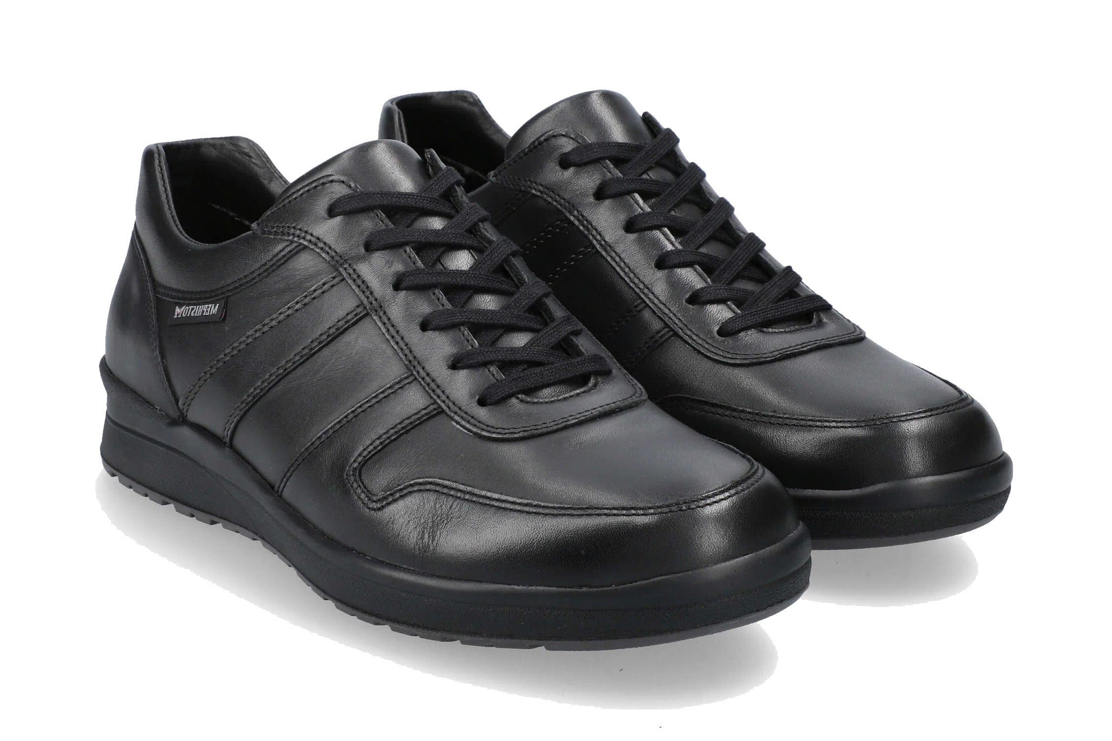 Sneaker stringata da uomo 'Vito' - nera