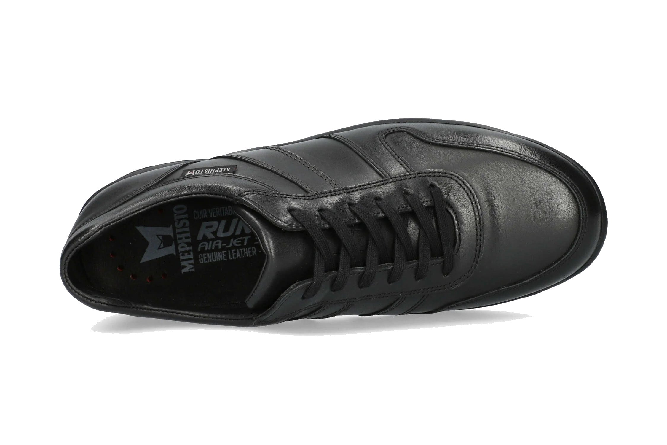 Sneaker stringata da uomo 'Vito' - nera