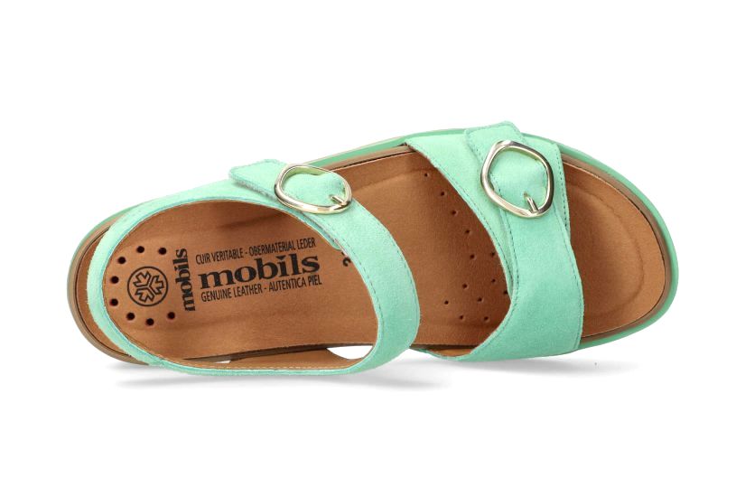 Sandalo da donna 'Myranda' vestibilità ampia (H) - verde