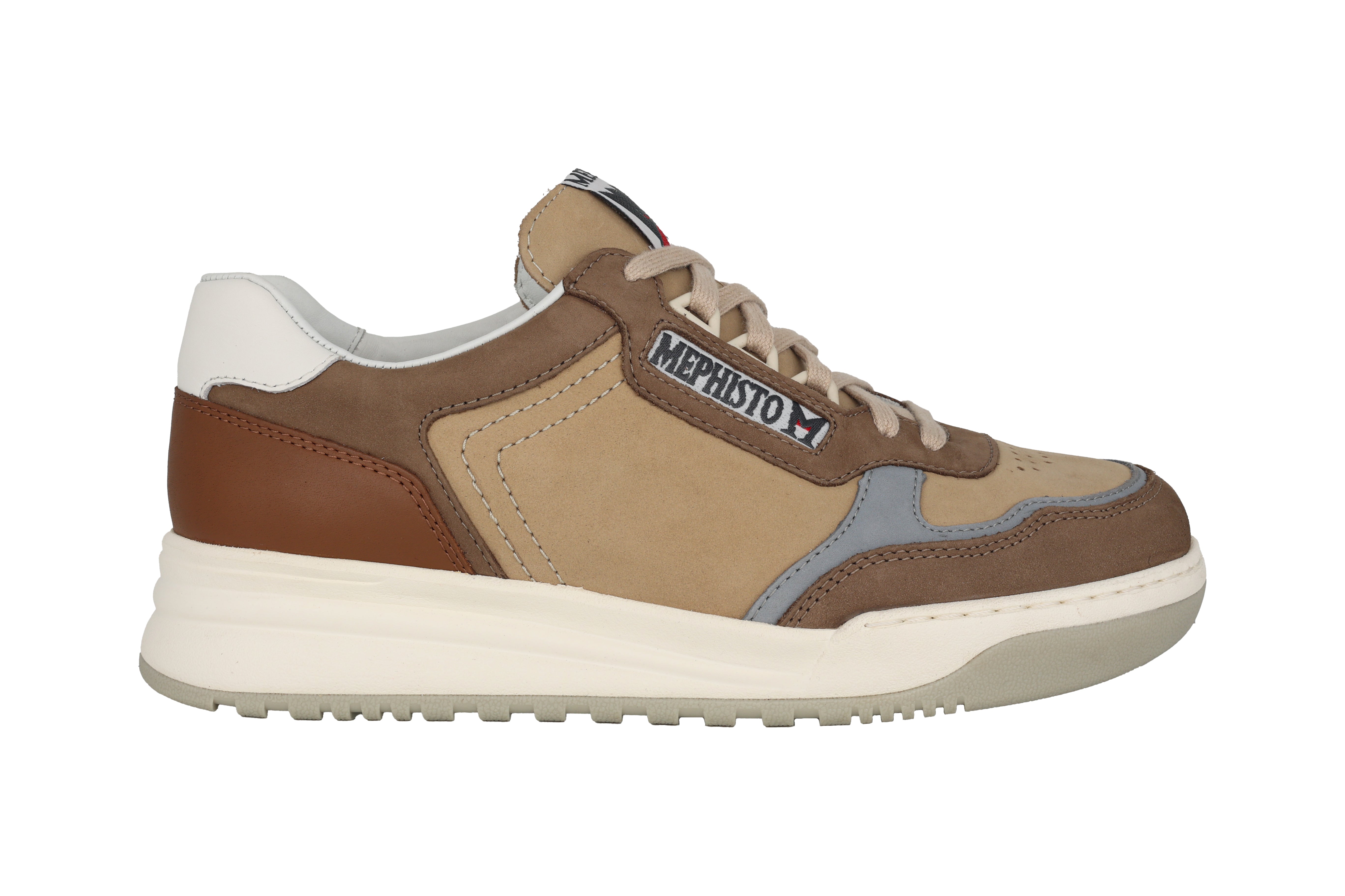 'Norwin' herrsneaker - taupe