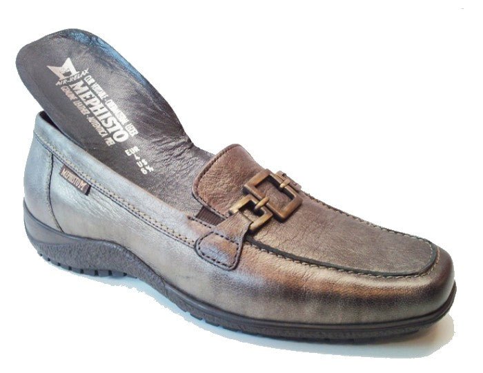 Mephisto ODIANE Dames Instappers - Brons - ChaplinschoenenMephisto ODIANE Dames Instappers - BronsMephisto