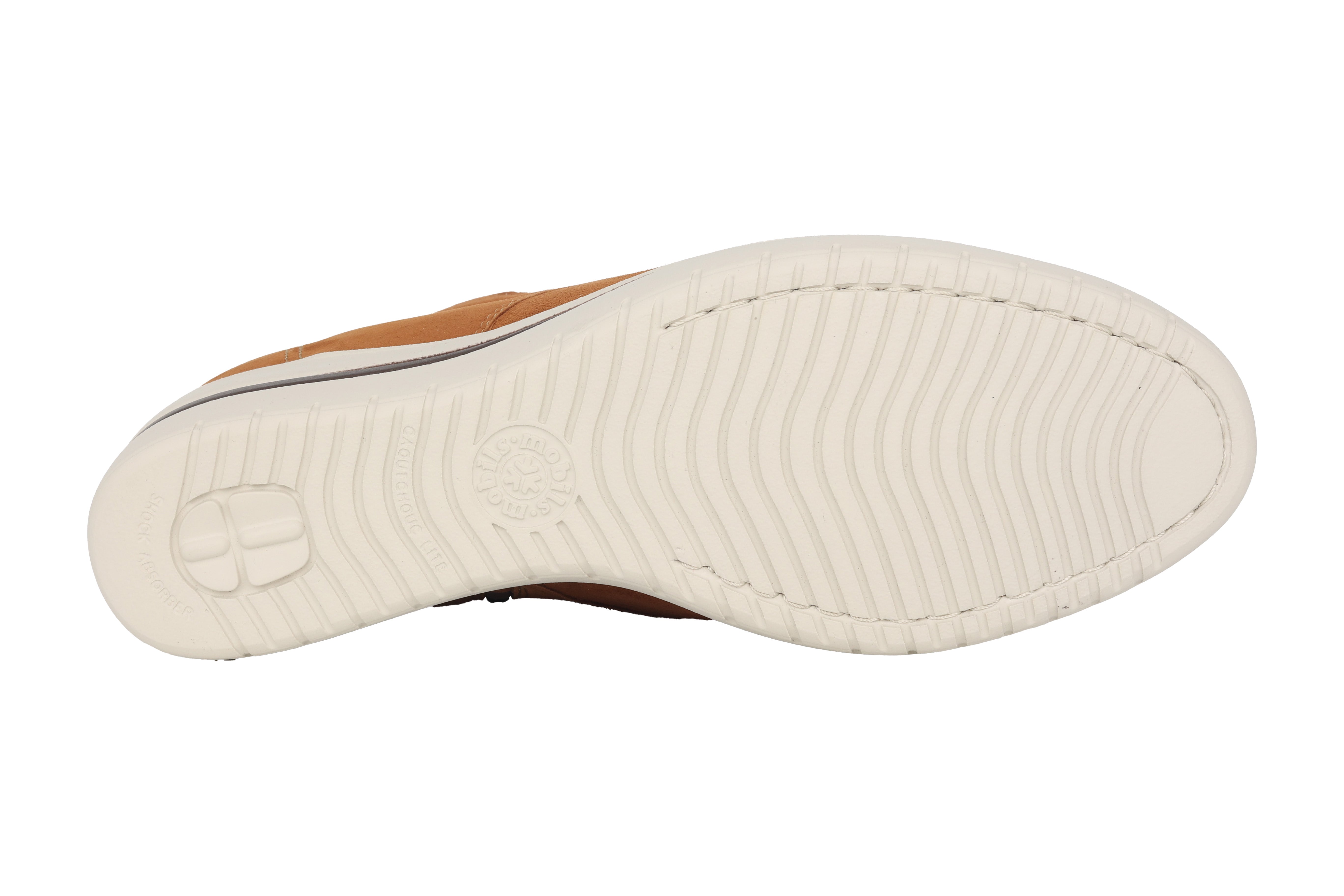 Botte compensée à lacets pour femme 'Peryne' coupe large (H) - Marron