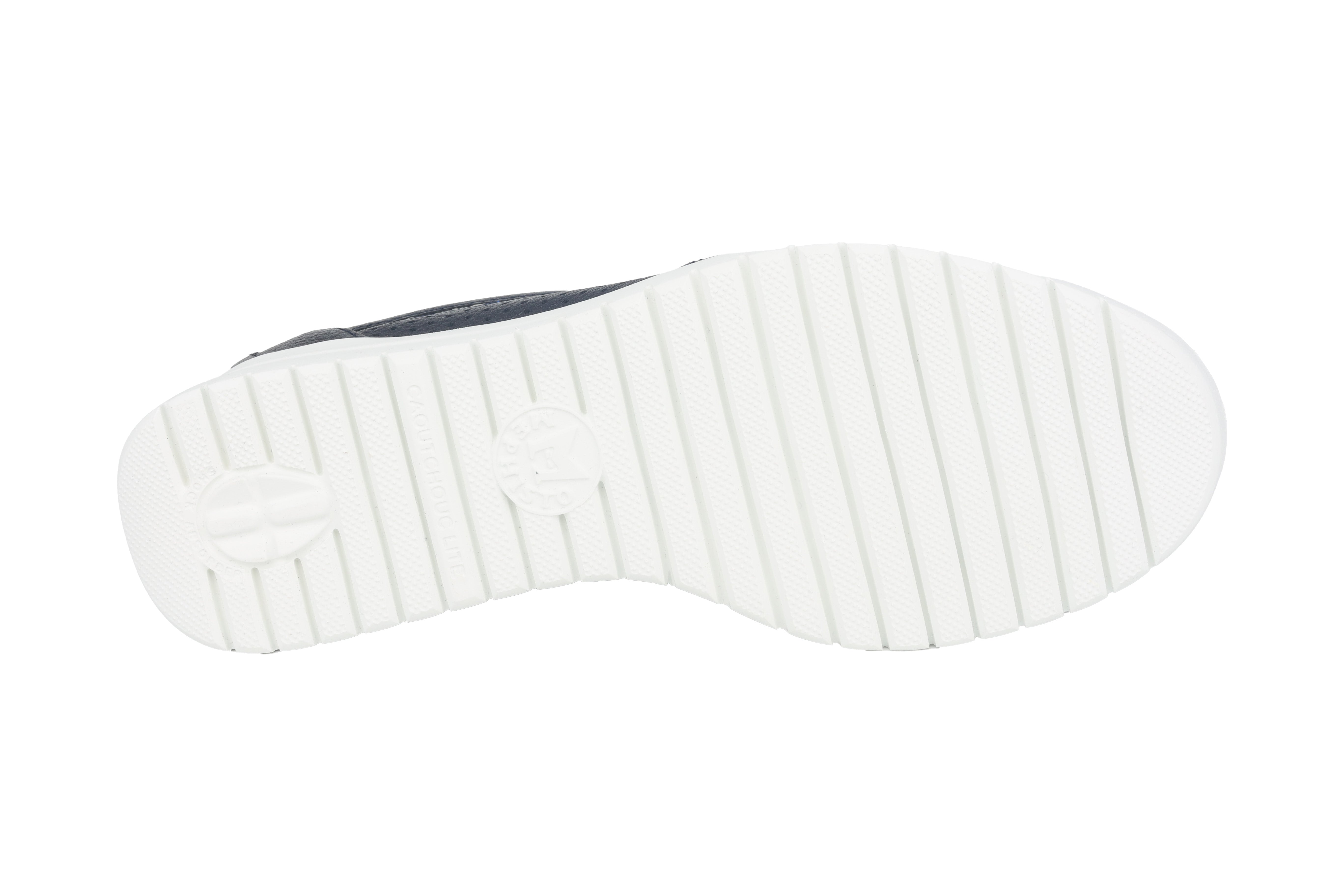 Scarpa stringata traforata con zeppa da donna 'Isa Perf' - blu