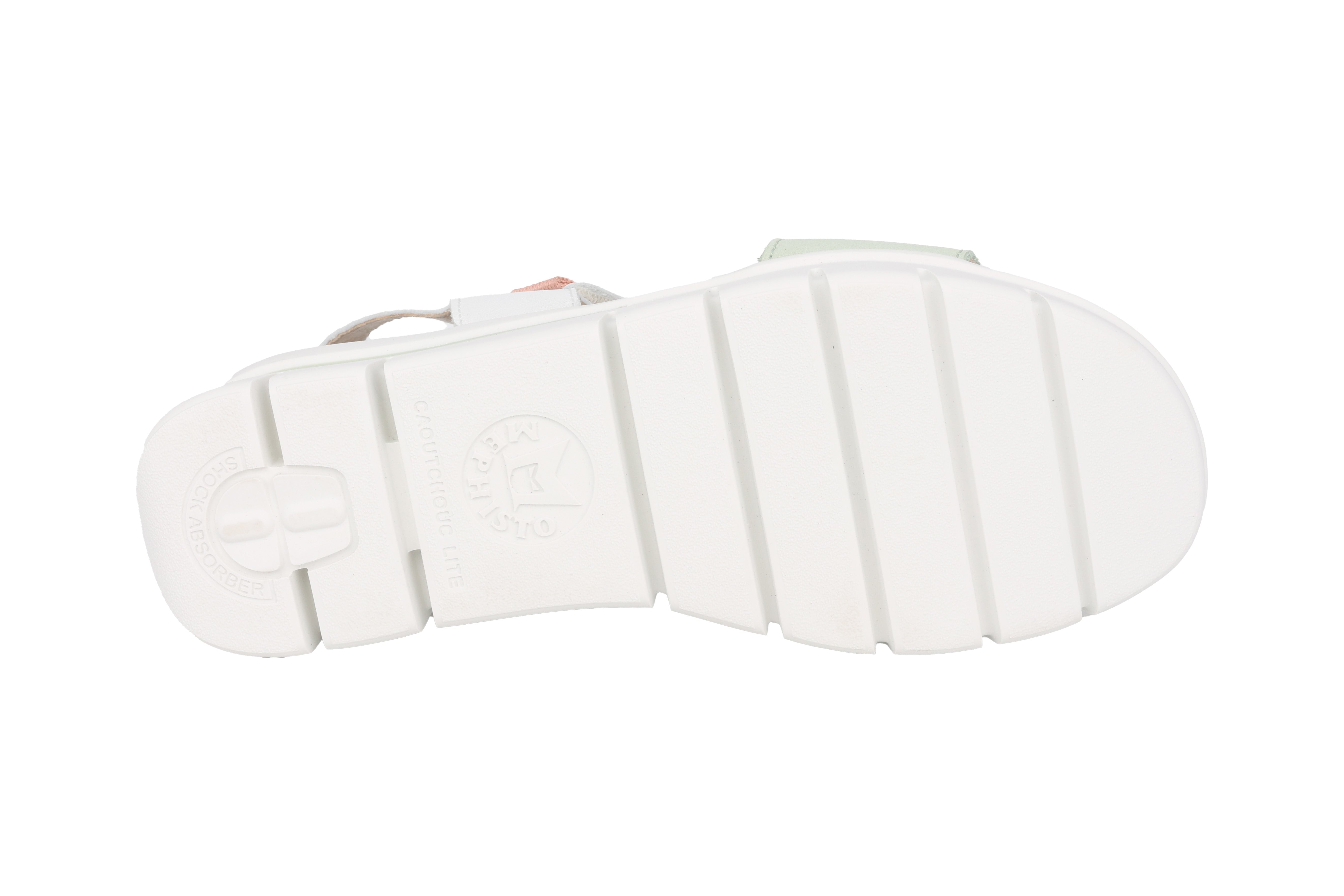 Damen-Riemensandale 'Rosane' - Grün-Weiß-Mix