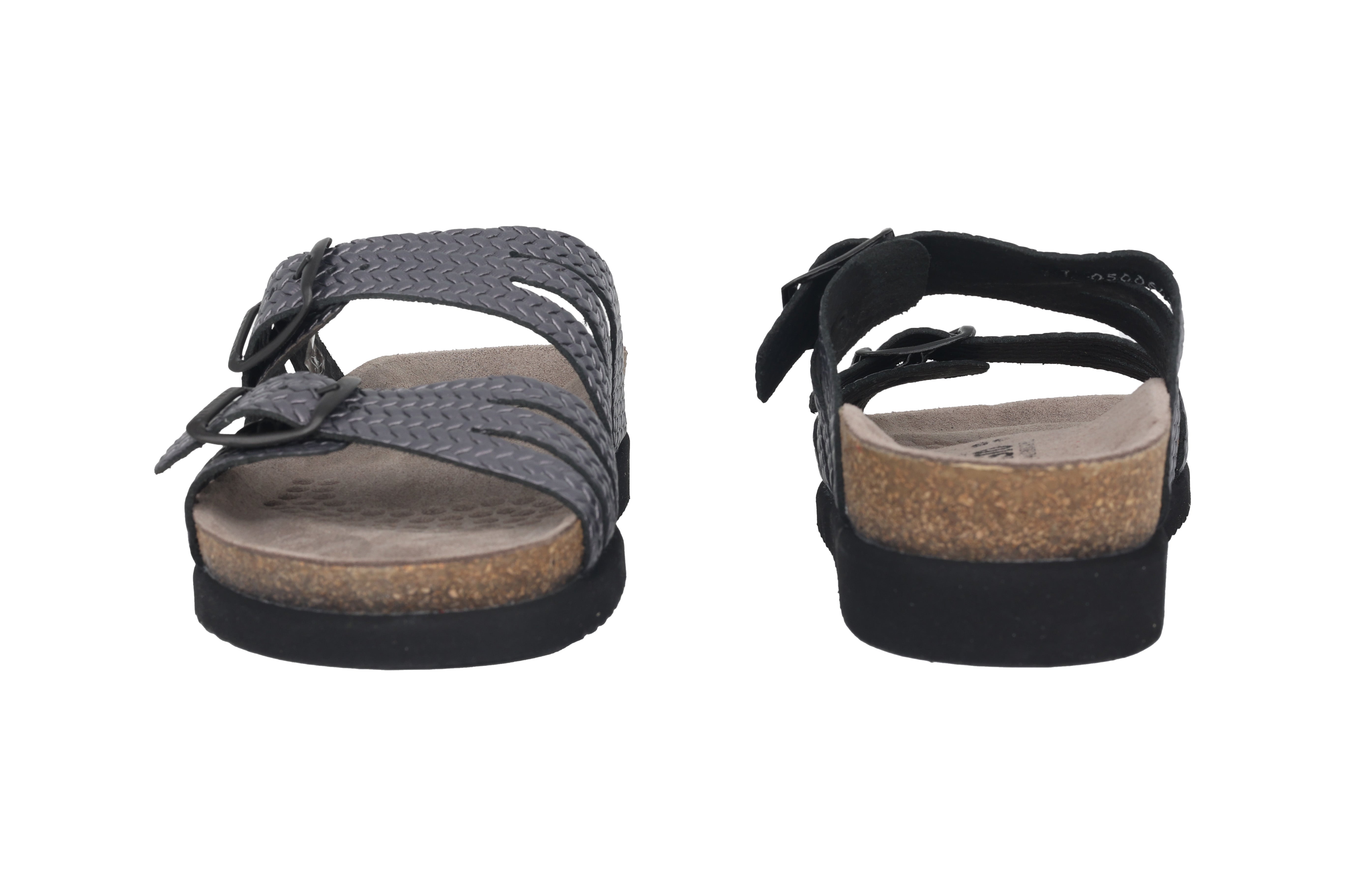 Sandalo ortopedico con doppio cinturino da donna "Helisa" - grigio