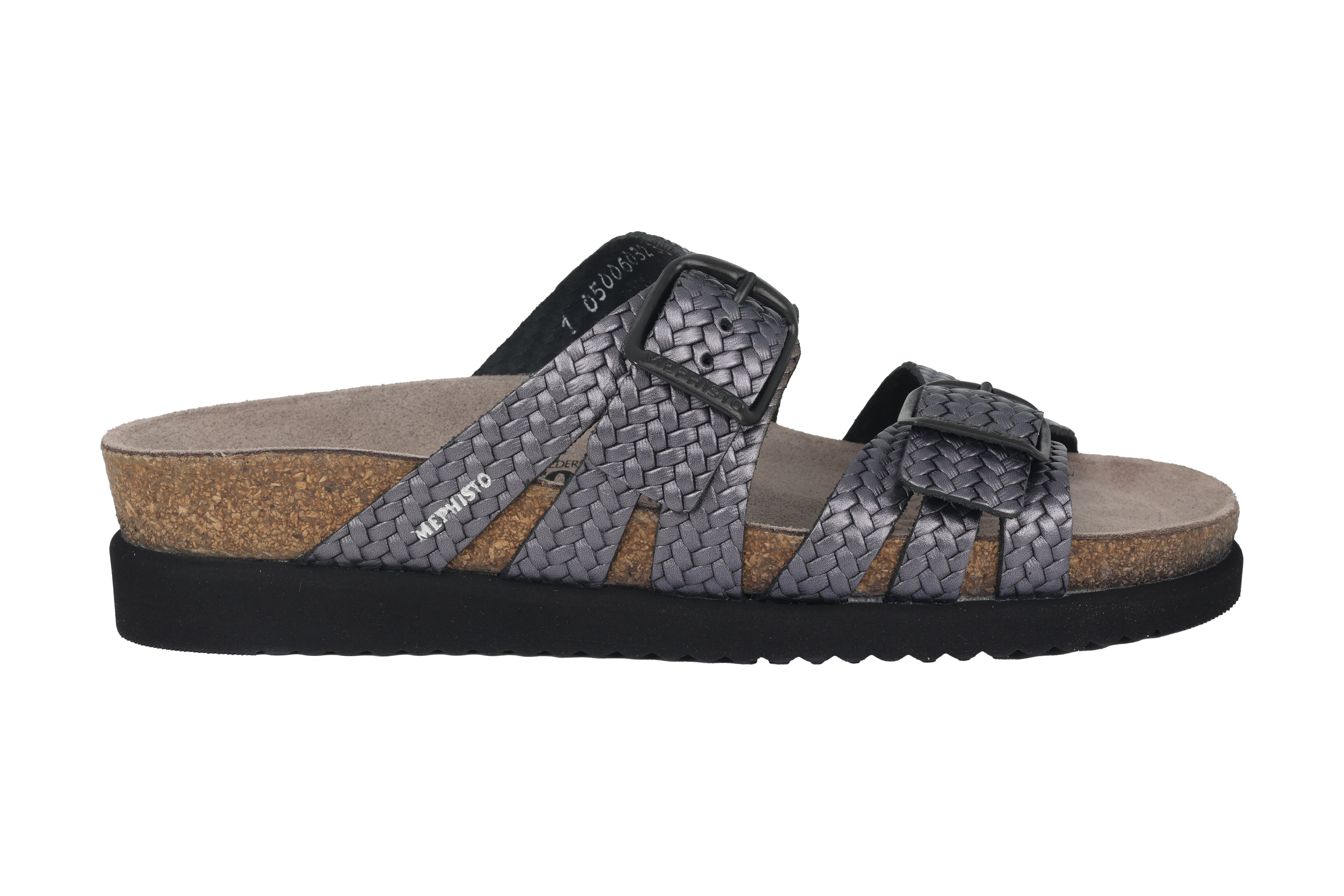 Sandalo ortopedico con doppio cinturino da donna "Helisa" - grigio