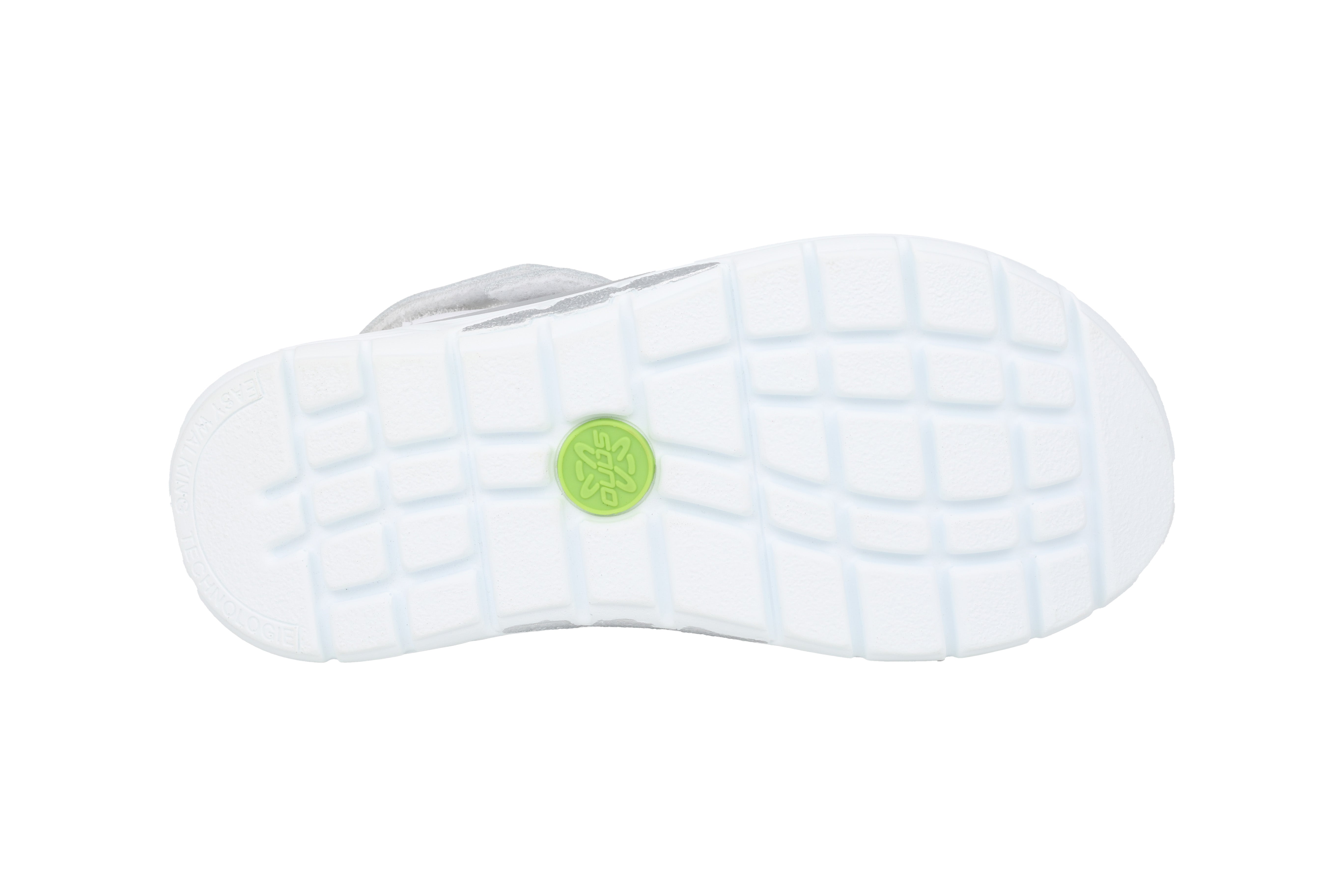 'Norine' rollende damessandaal met brede pasvorm (H) - wit