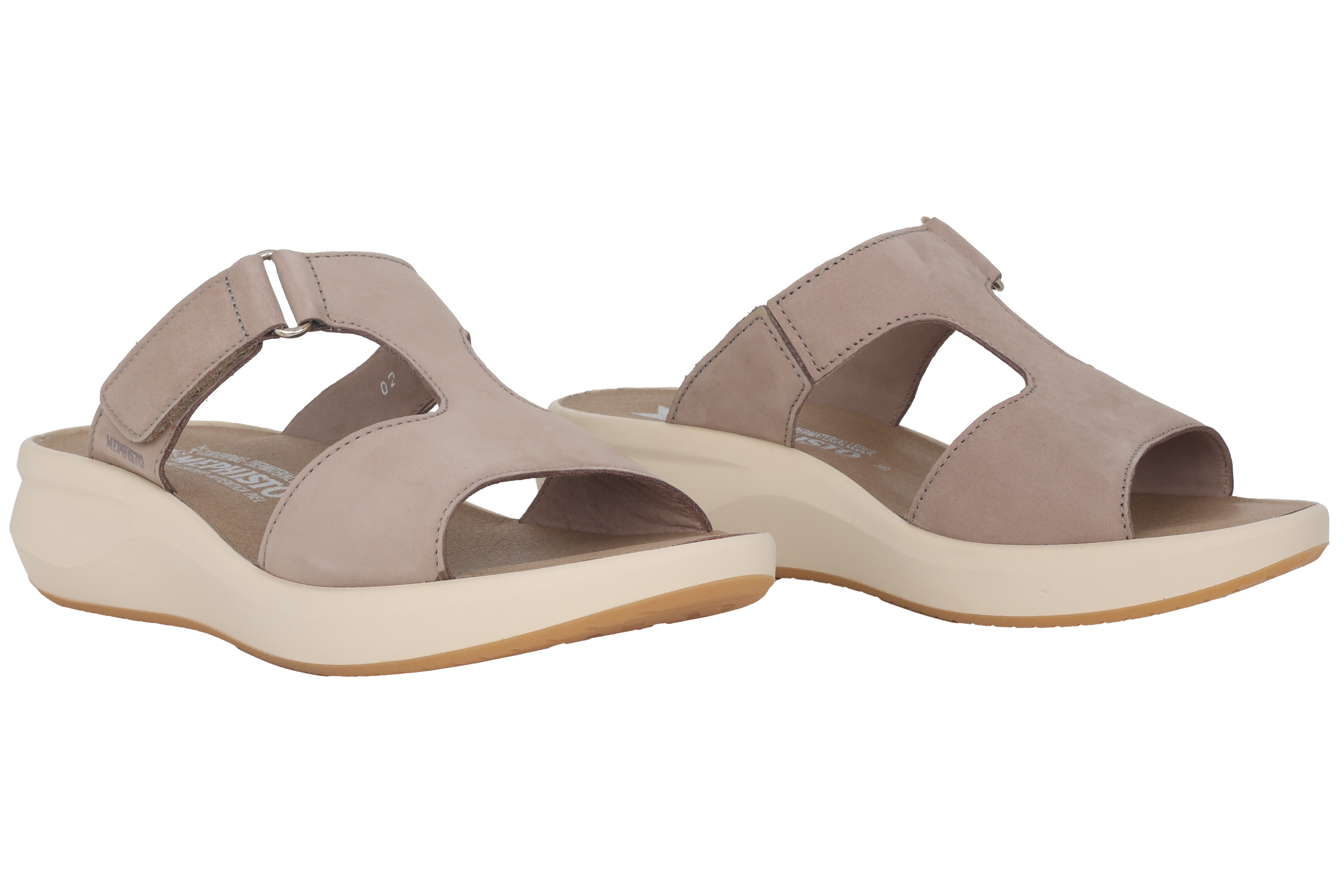 Sandalo scorrevole da donna "Teeny" - tortora