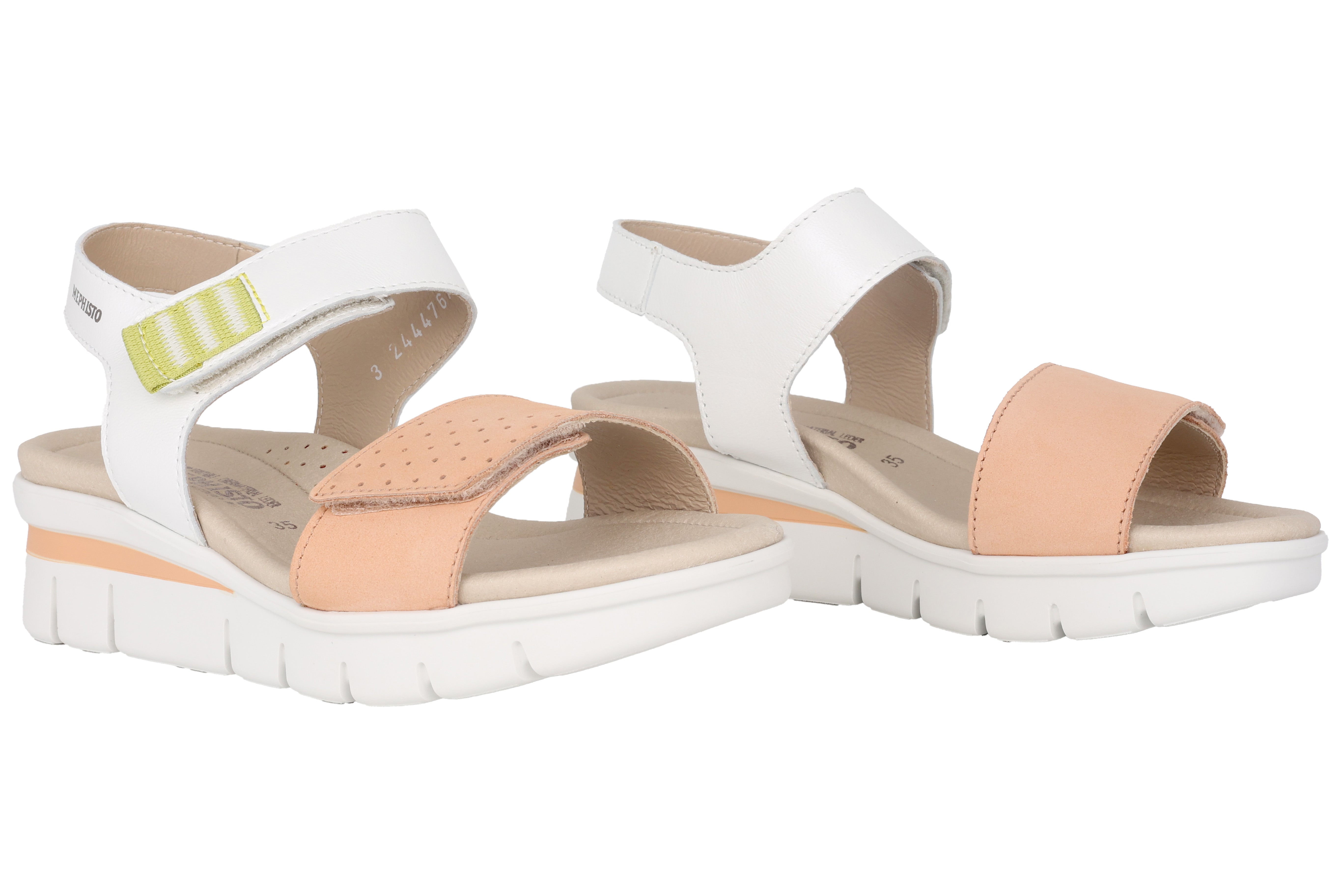 'Rosane' women's strap sandal - orange