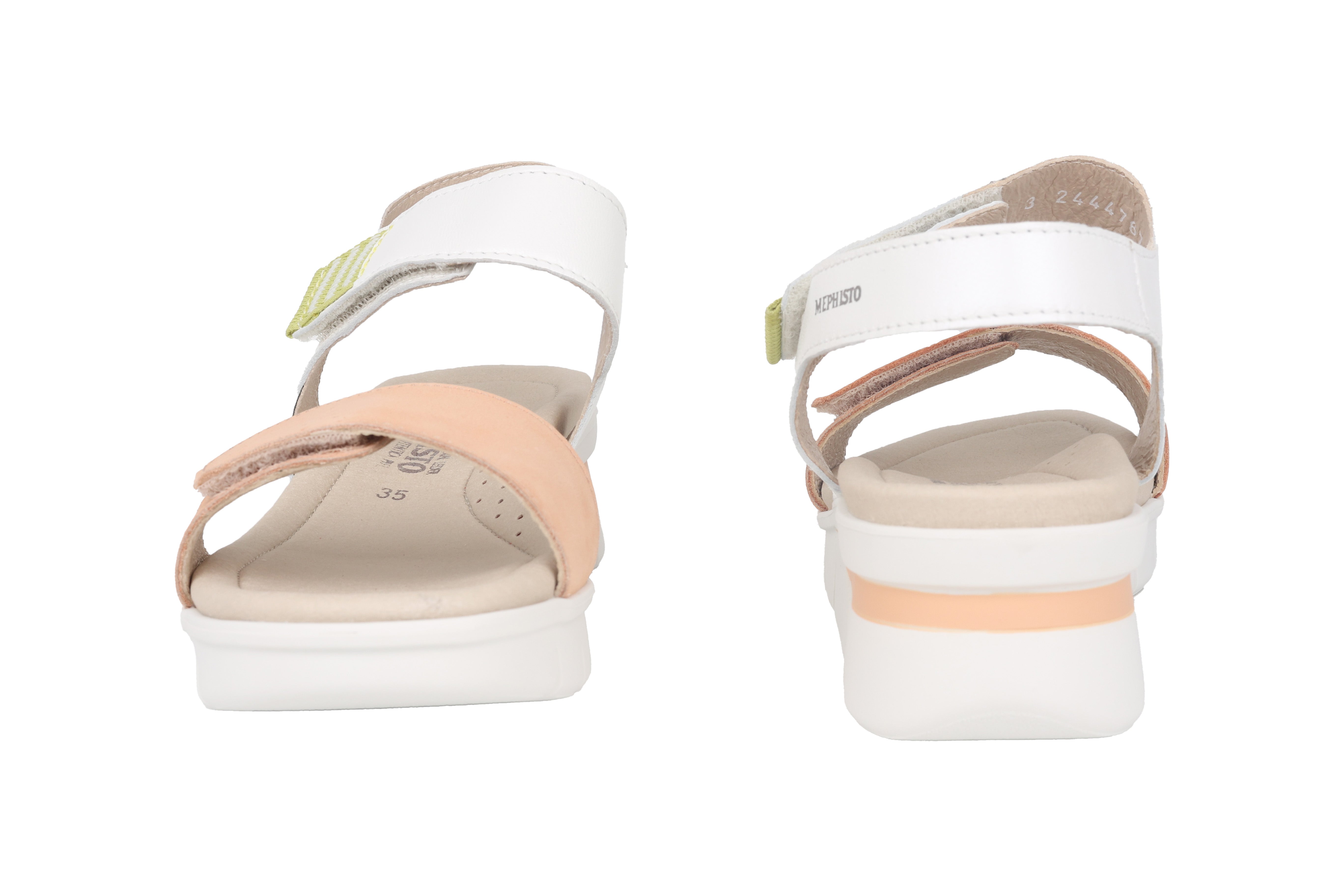 'Rosane' women's strap sandal - orange