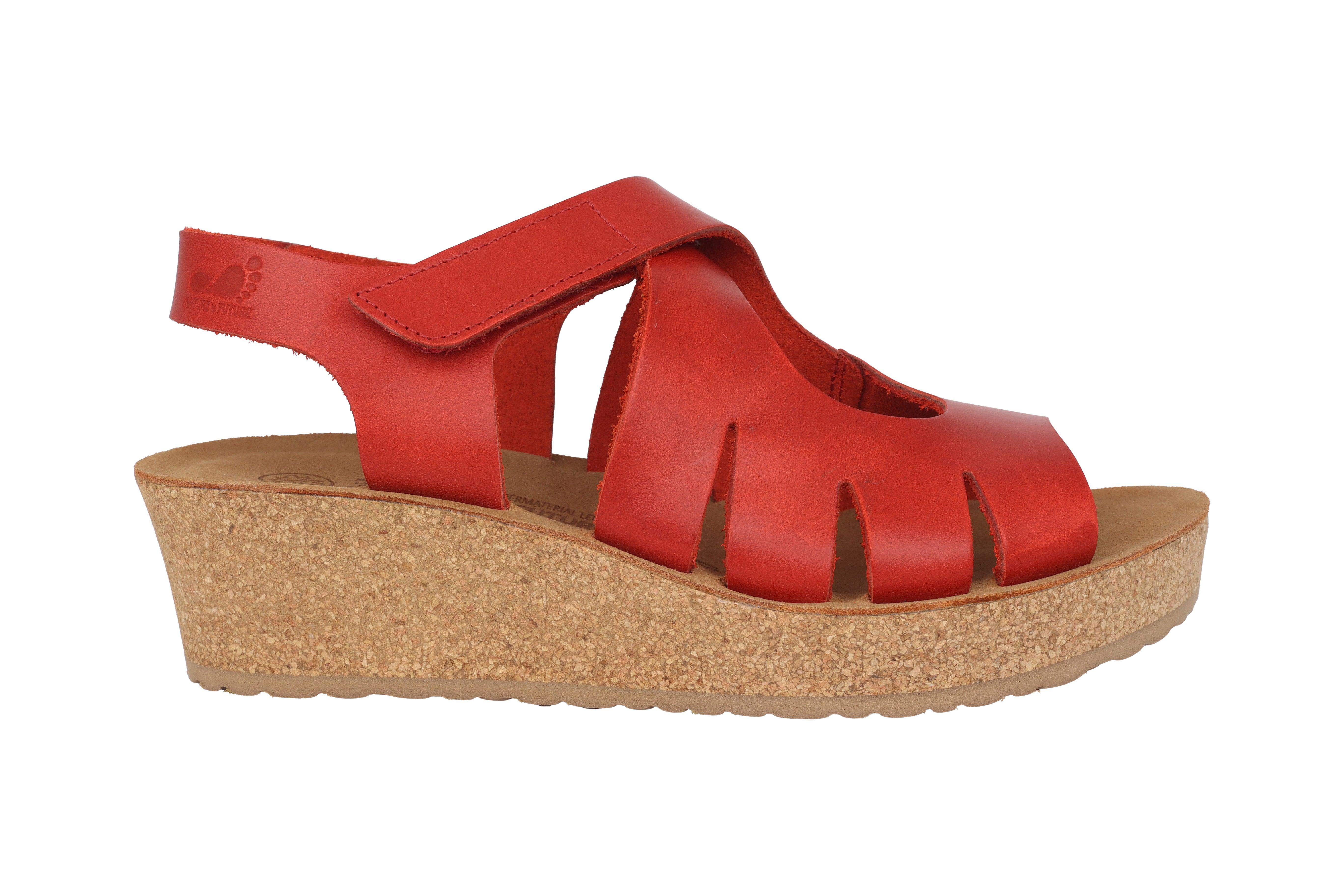 'Misha' sandalia mujer NATURE IS FUTURE - Rojo