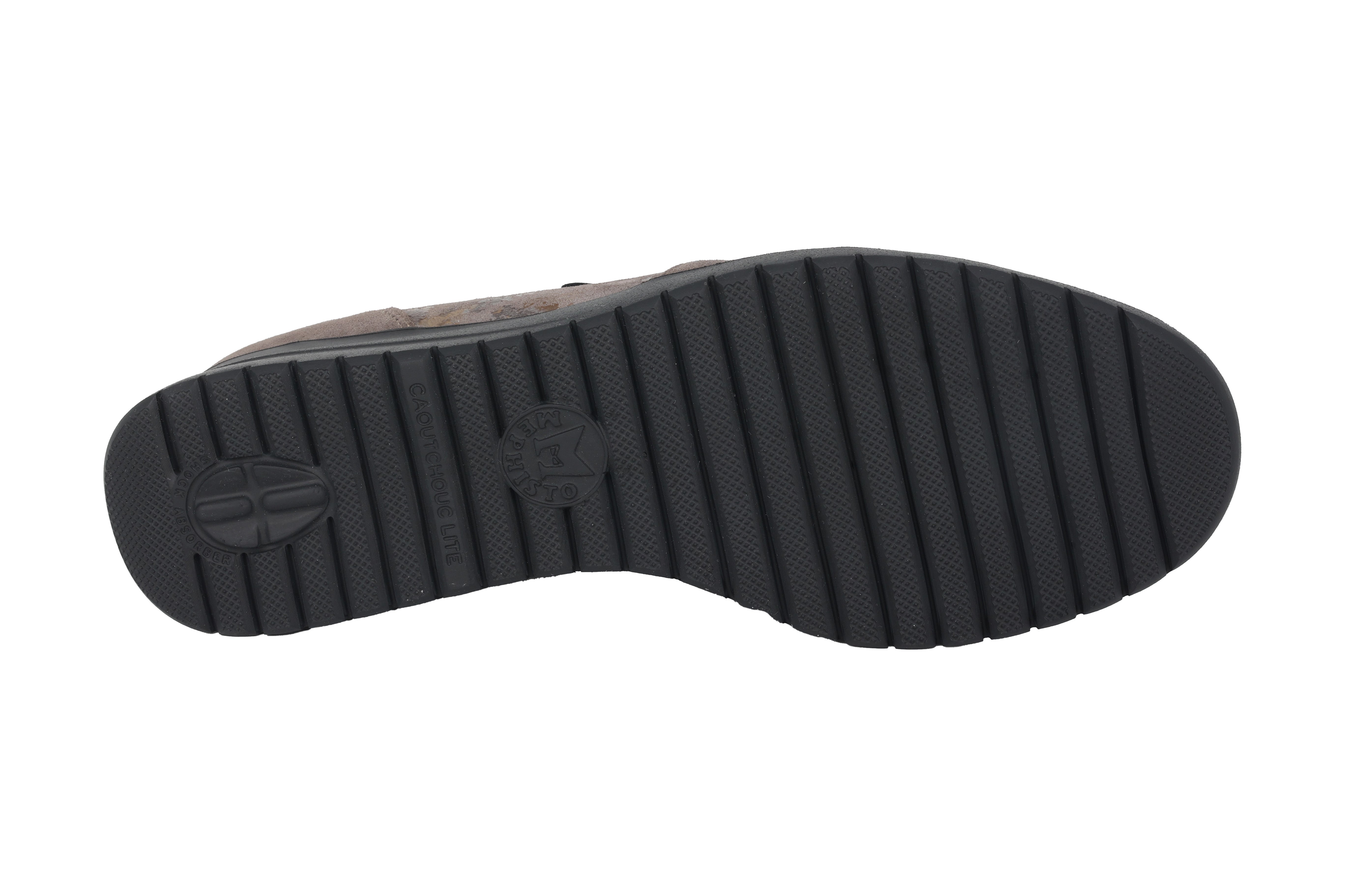 Scarpe ergonomiche con lacci e zip da donna 'Iasmina' - Tortora