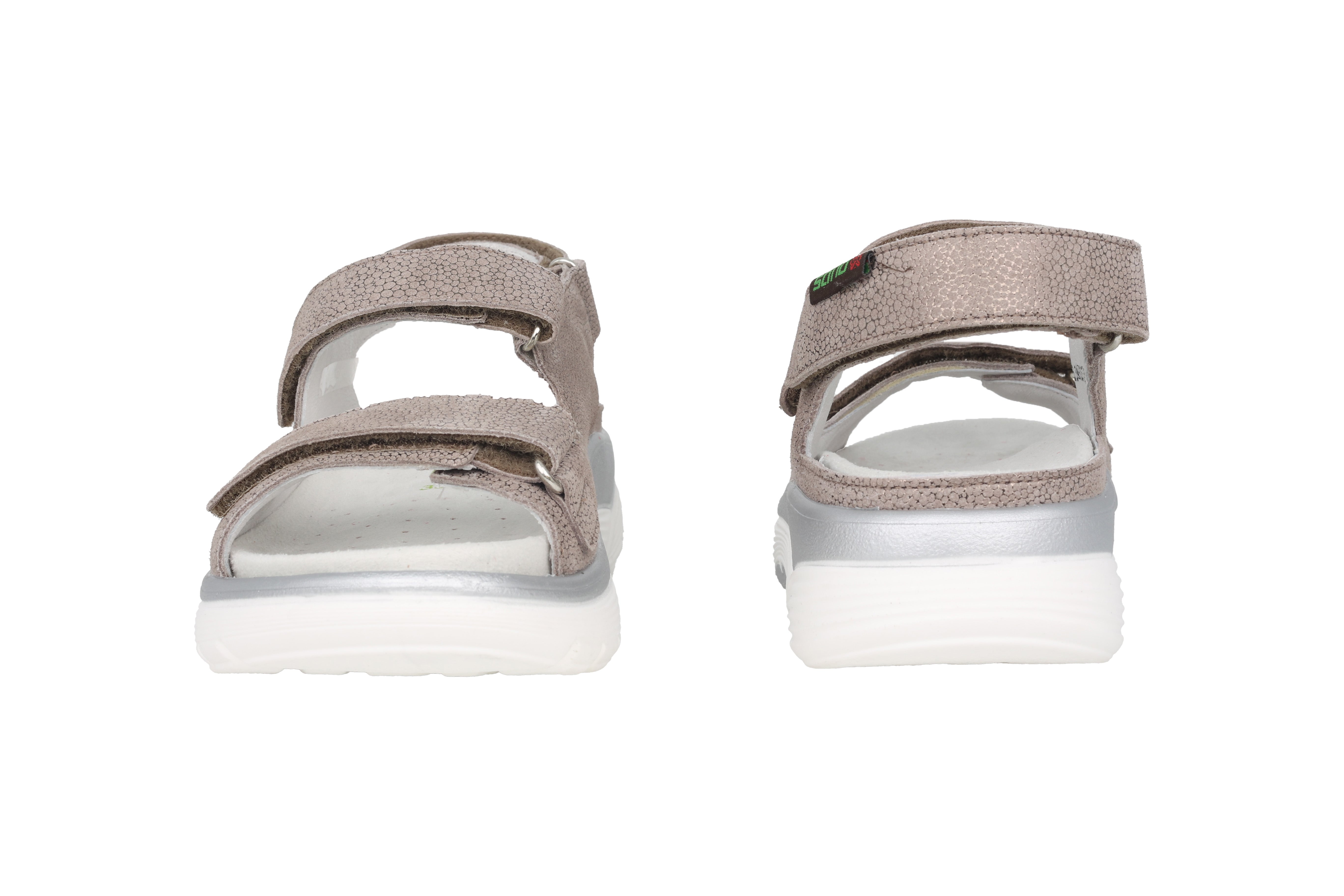 Rollsandale 'Norine' für Damen mit weiter Passform (H) – Taupe