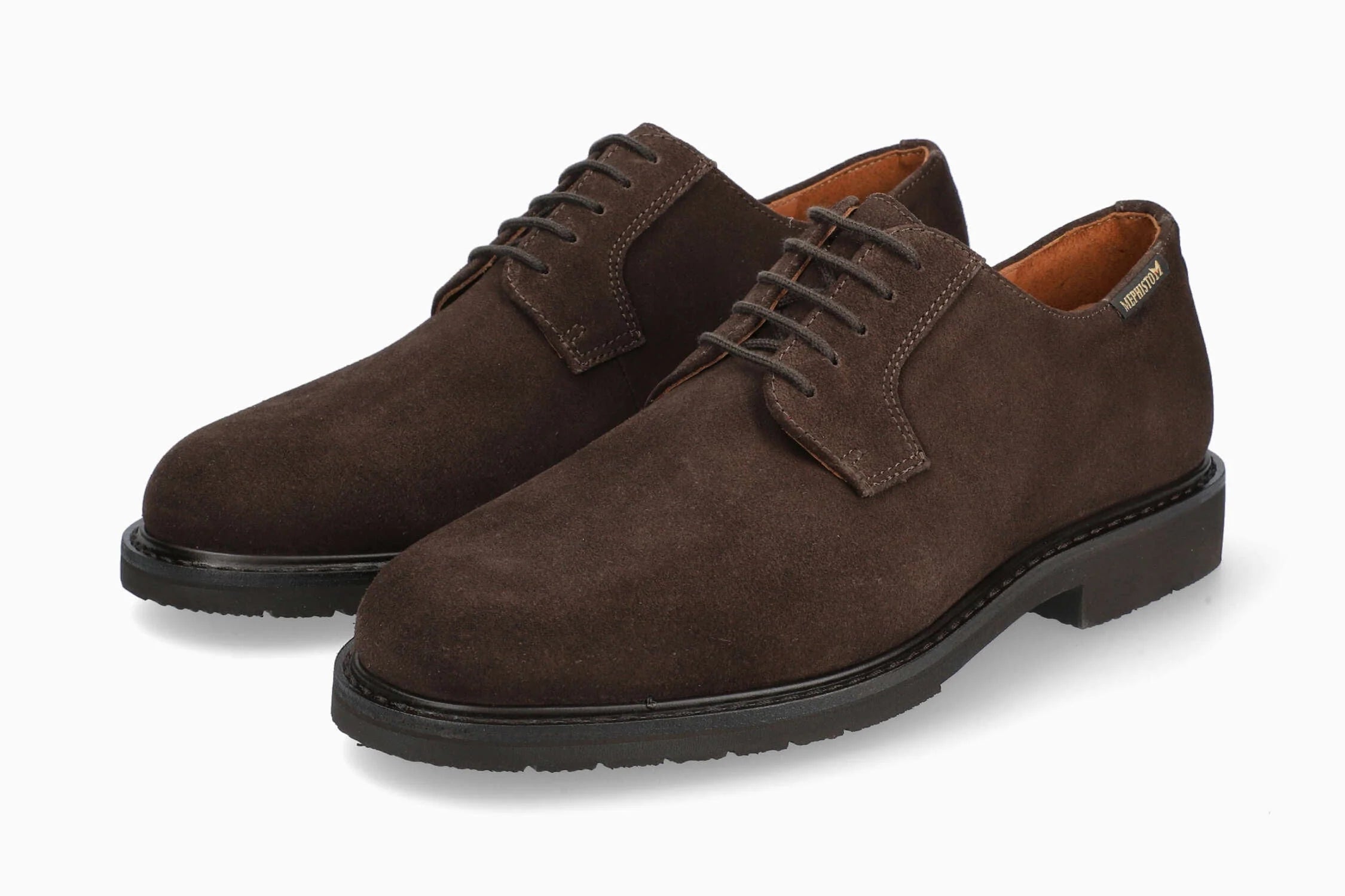 Sapato masculino Goodyear feito à mão com cadarço 'Manko' - marrom