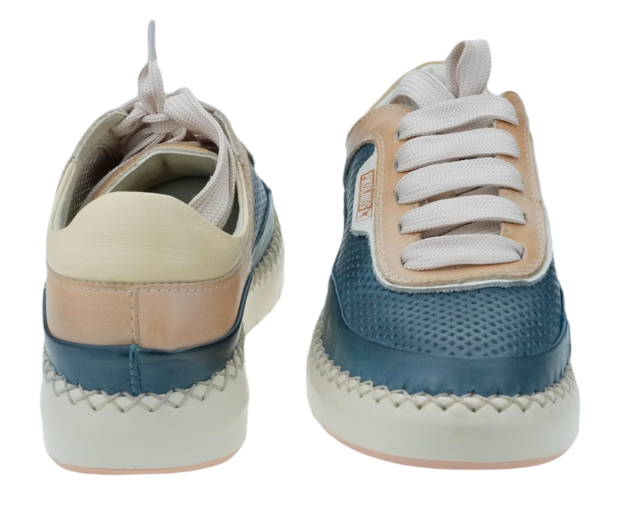 'Mesina' women's perforated sneaker - Blue - Chaplinshoes'Mesina' women's perforated sneaker - BluePikolinos