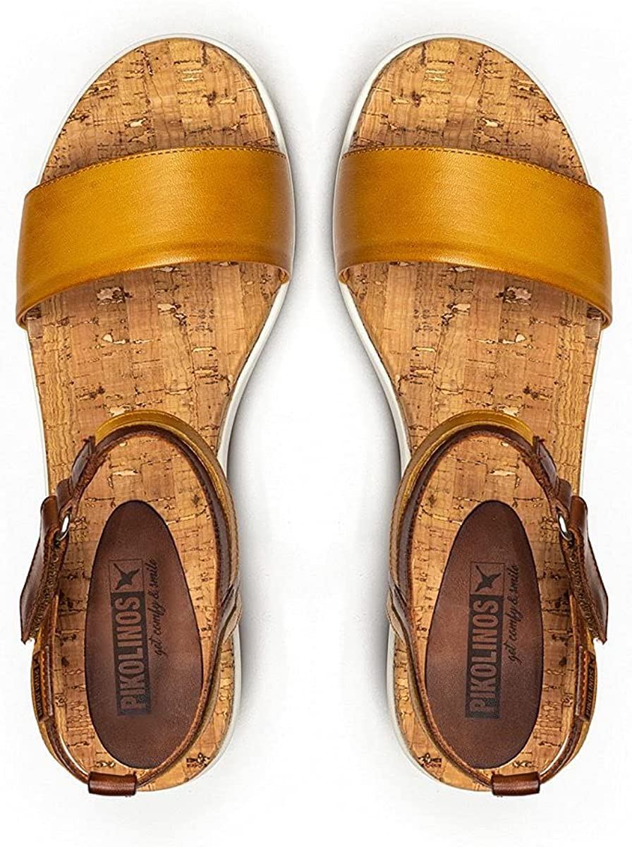 Sandalia de mujer 'Mykonos' - marrón miel - ChaplinshoesSandalia mujer 'Mykonos' - marrón mielPikolinos