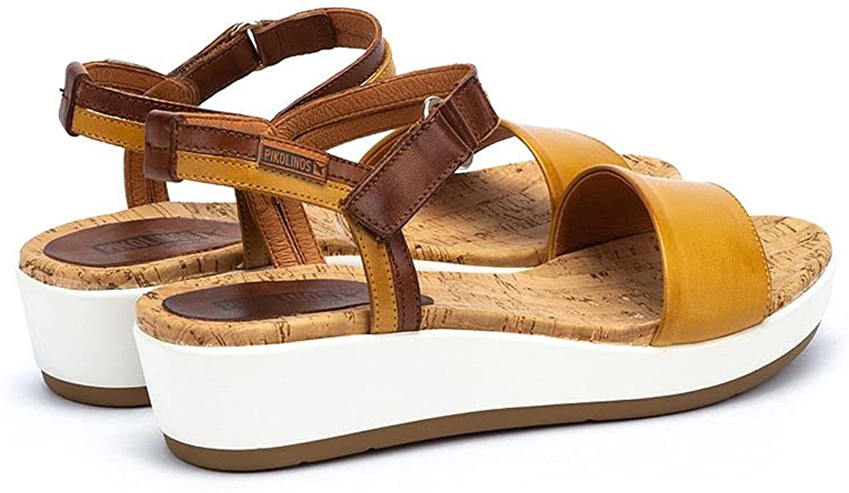 Sandalia de mujer 'Mykonos' - marrón miel - ChaplinshoesSandalia mujer 'Mykonos' - marrón mielPikolinos