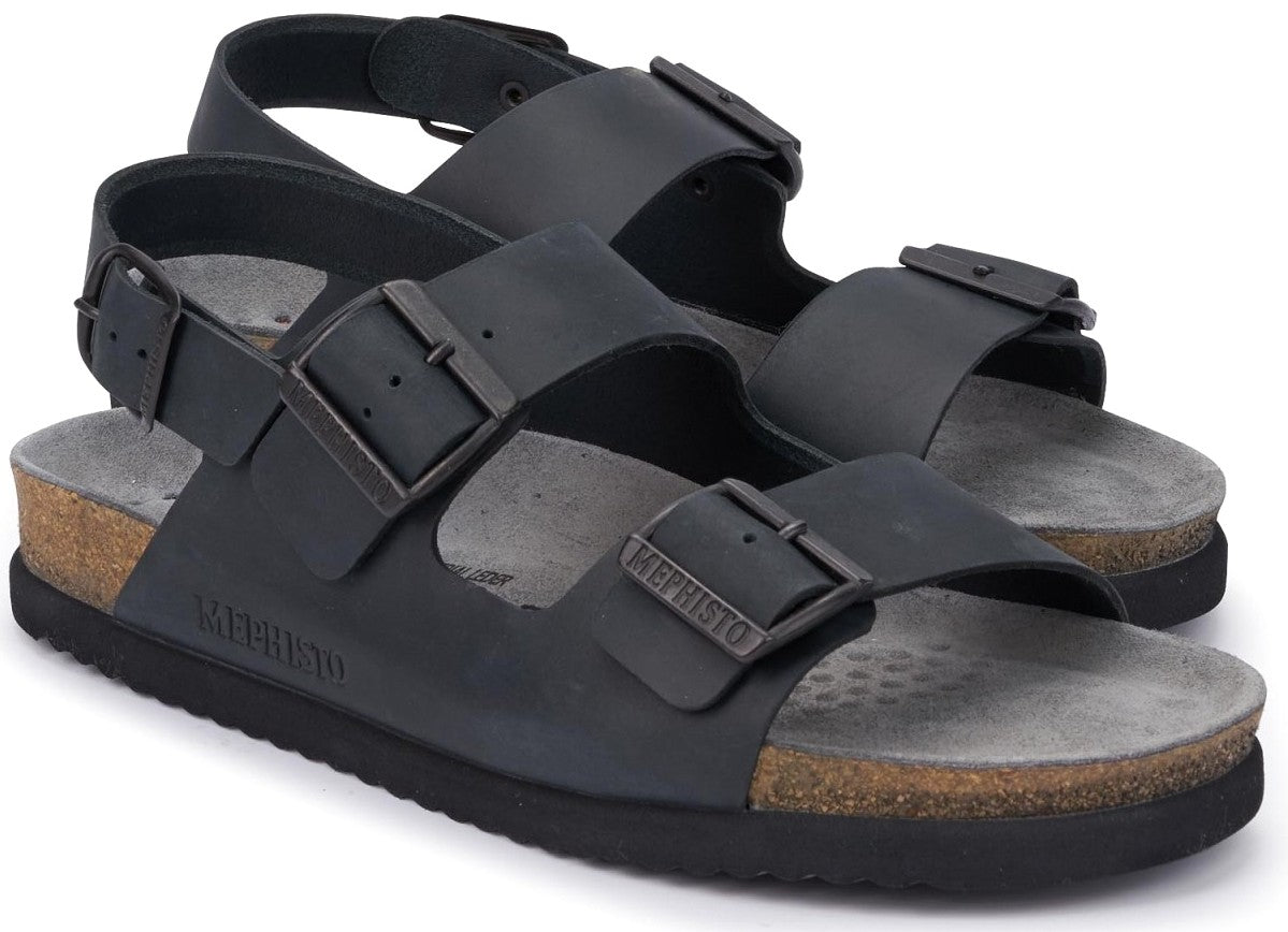 Sandalia de hombre 'Nardo' - negro - ChaplinshoesSandalia de hombre 'Nardo' - negroMephisto