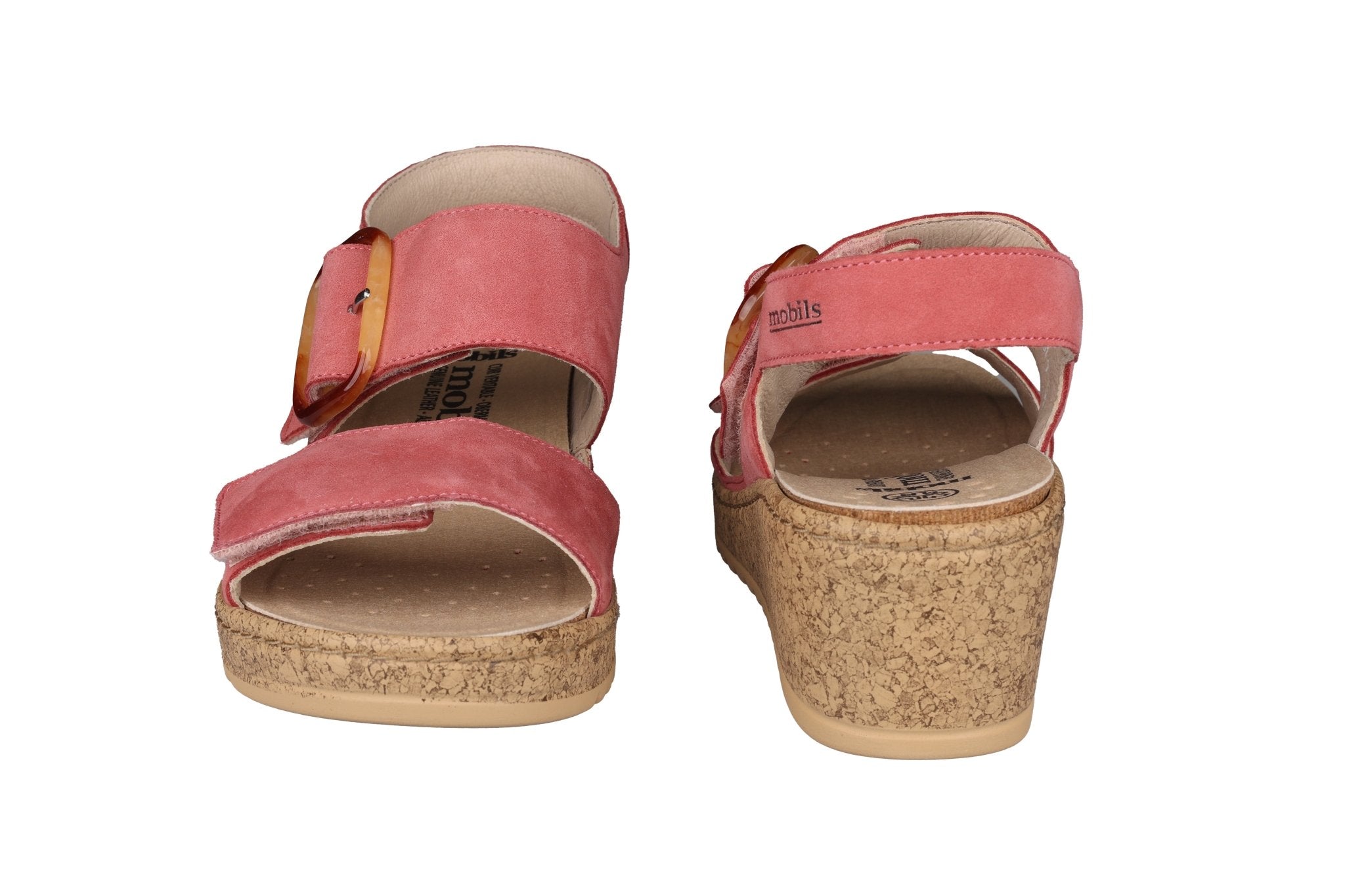 'Nasma' sandalia ergonómica de mujer de corte ancho (H) - rosa - Chaplinshoes'Nasma' sandalia ergonómica de mujer de corte ancho (H) - rosaMephisto