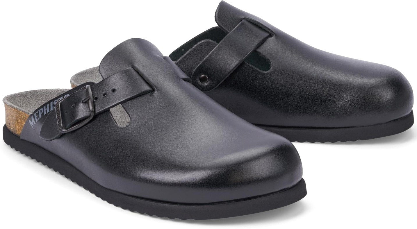 Sandalia tipo zueco para hombre 'Nathan' - negro - ChaplinshoesSandalia tipo zueco para hombre 'Nathan' - negroMephisto