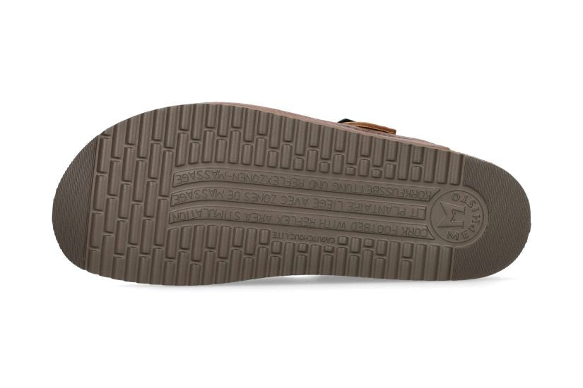 Heren 'Nikos' slipper sandaal - bruin - Chaplinshoes 'Nikos' heren slipper sandaal - bruinMephisto