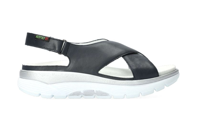 Damesloopsandaal 'Nola' - blauw - ChaplinshoesRollende damessandaal 'Nola' - blauwMephisto