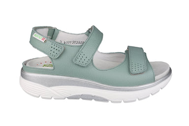 Sandalia con ruedas y ajuste ancho (H) para mujer 'Norine' - verde - Chaplinshoes'Norine' sandalia con ruedas para caminar de corte ancho (H) para mujer - verdeMephisto